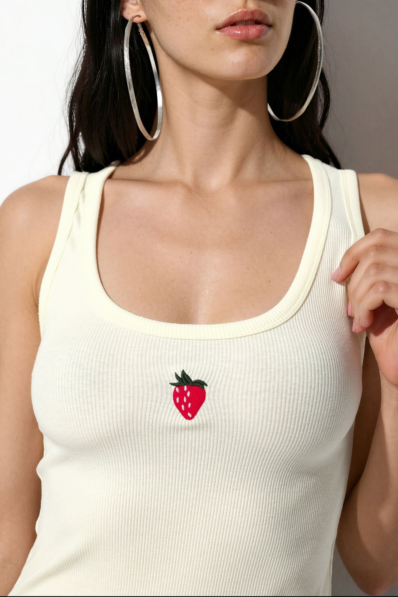 BUSEM Ribbed Fitted Cami Top 4