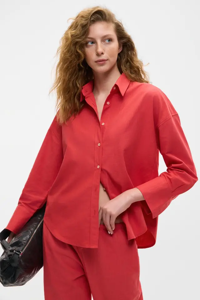 GRIMELANGE Regular Fit Long Sleeve Shirt