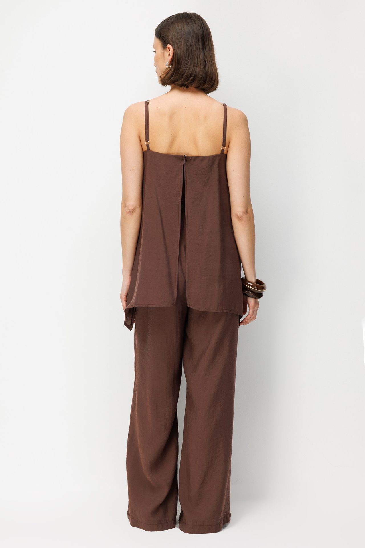 MIXRAY Geniş Paça Halter Tulum 6