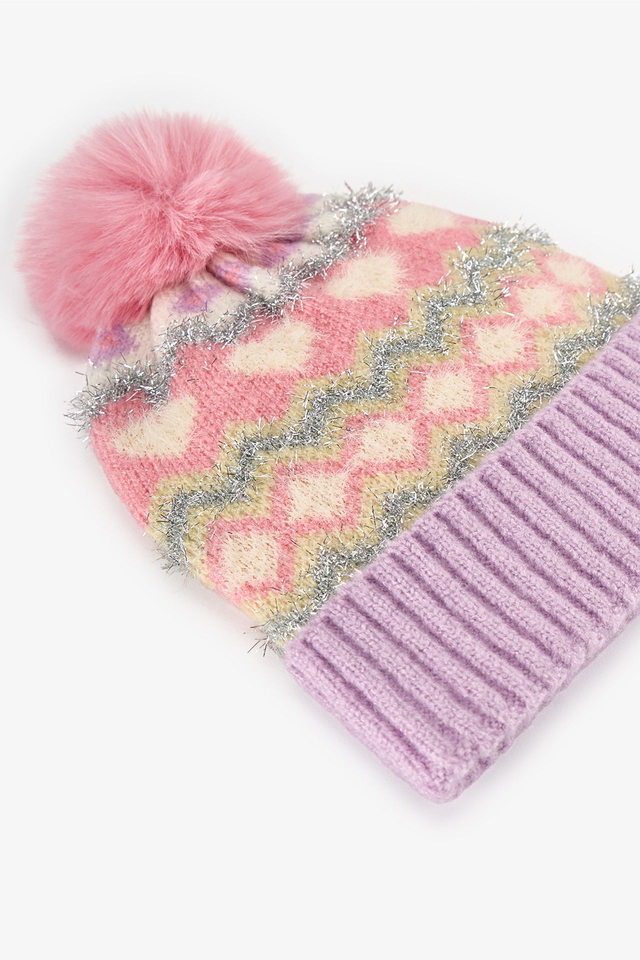 PENTI Girls' Isabella Striped Beanie 2