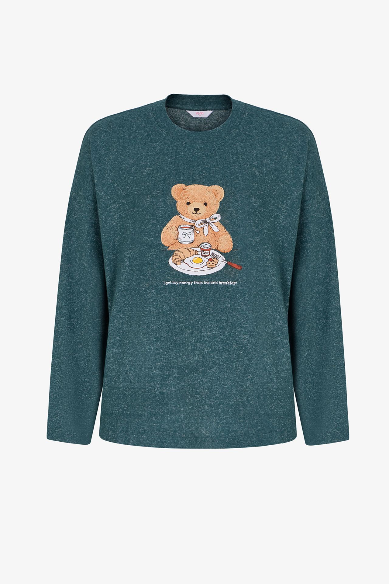 PENTI Happy Bear Long Sleeve Pyjama Top 5
