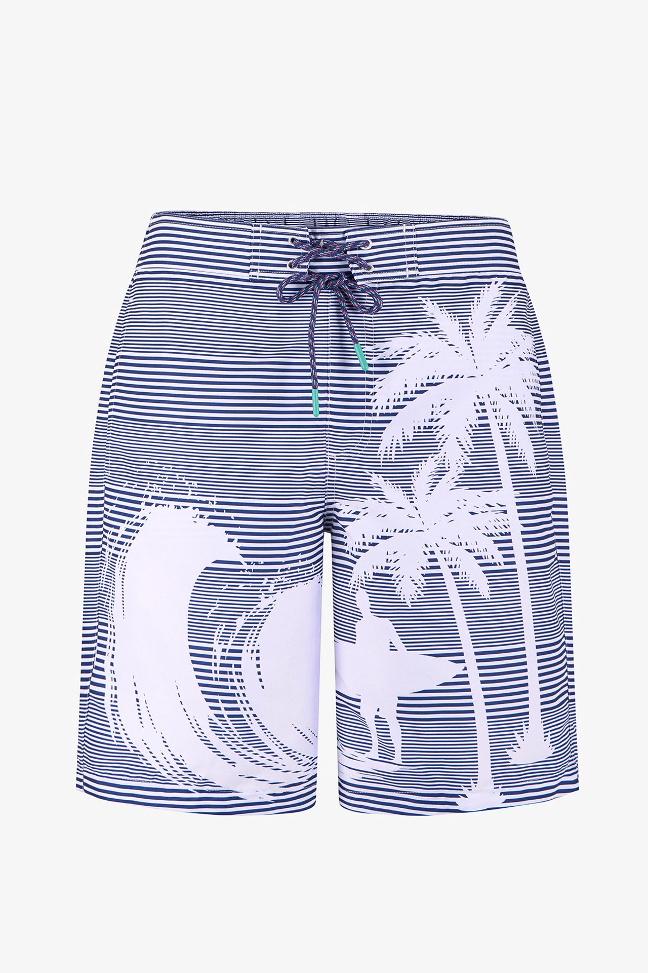 PENTI Men's Surf Revival Striped Shorts 4