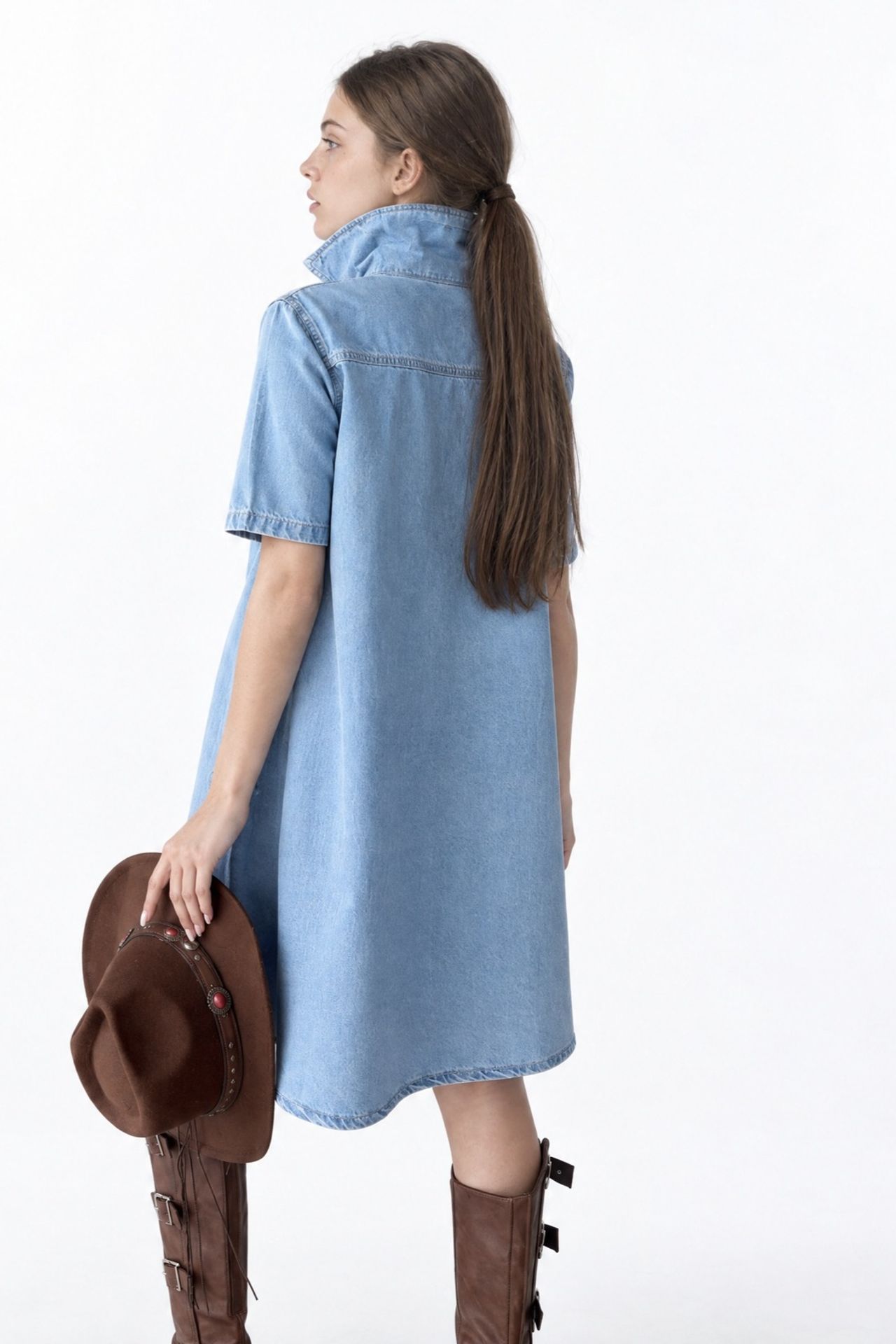 SQUALO Denim Dress 4
