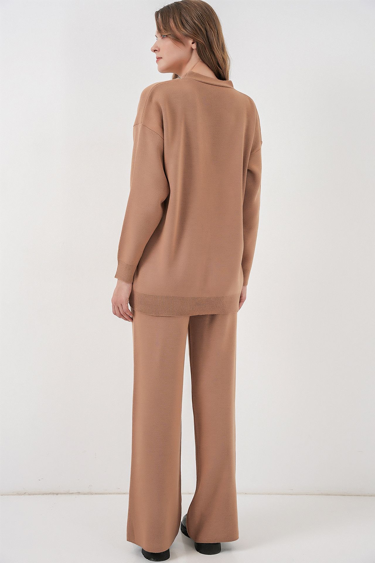BDART V-Neck Cardigan and Wide Leg Pants Set 6