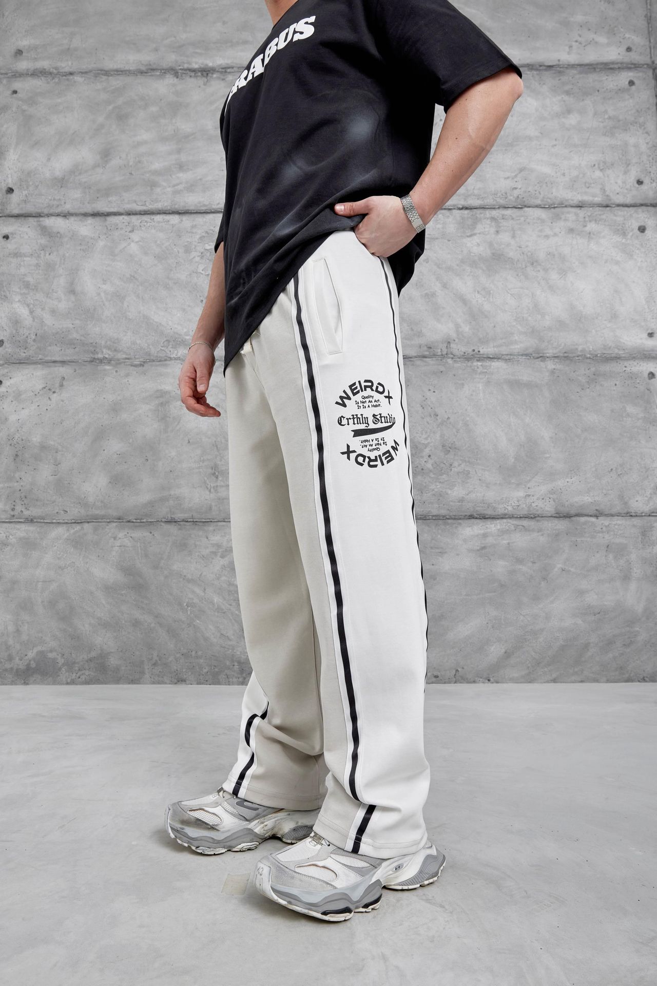NOMARC Bol Geniş Paça İpli Jogger Pantolon 3