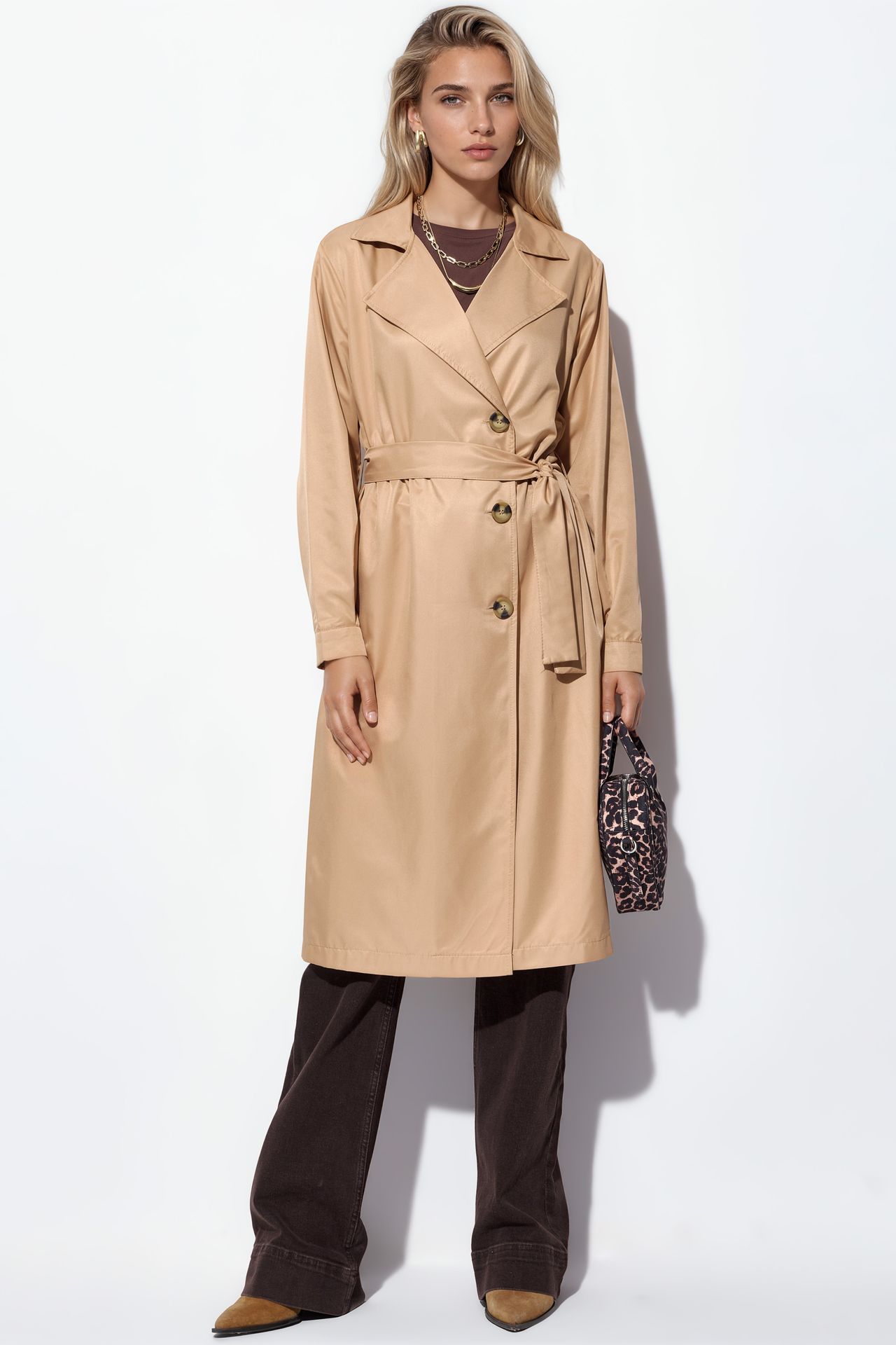 BDART Belted Long Trench Coat 1