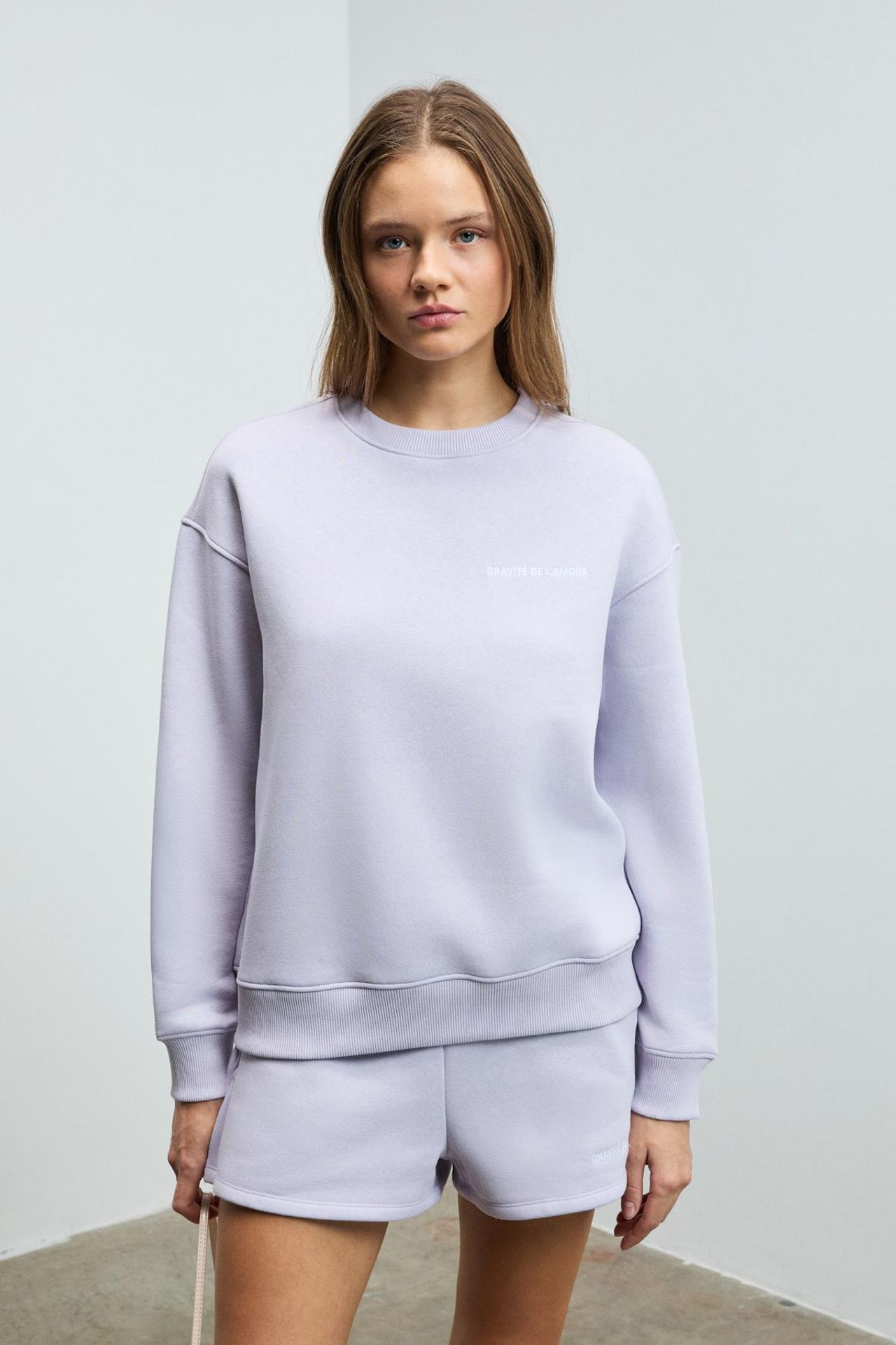 GRIMELANGE Geniş Kalıplı Bisiklet Yaka Sweatshirt 3