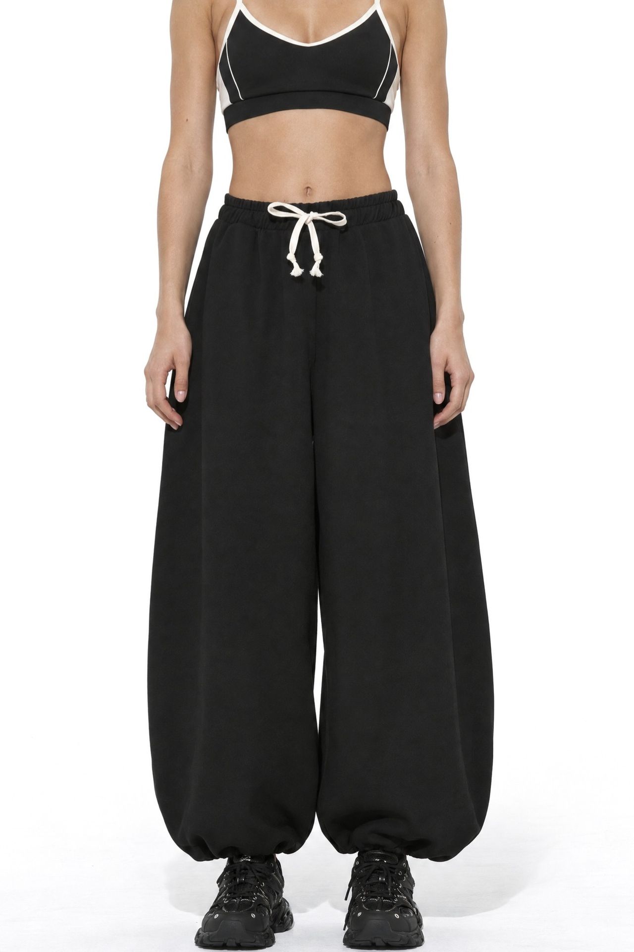BUSEM Women's Elastic Waist Jogger Pants 1