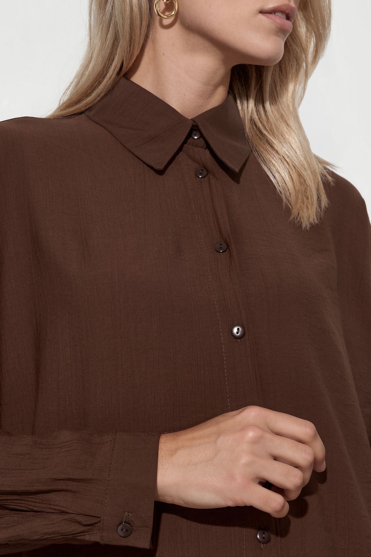 BDART Oversized Long-Sleeve Button-Up Shirt 4