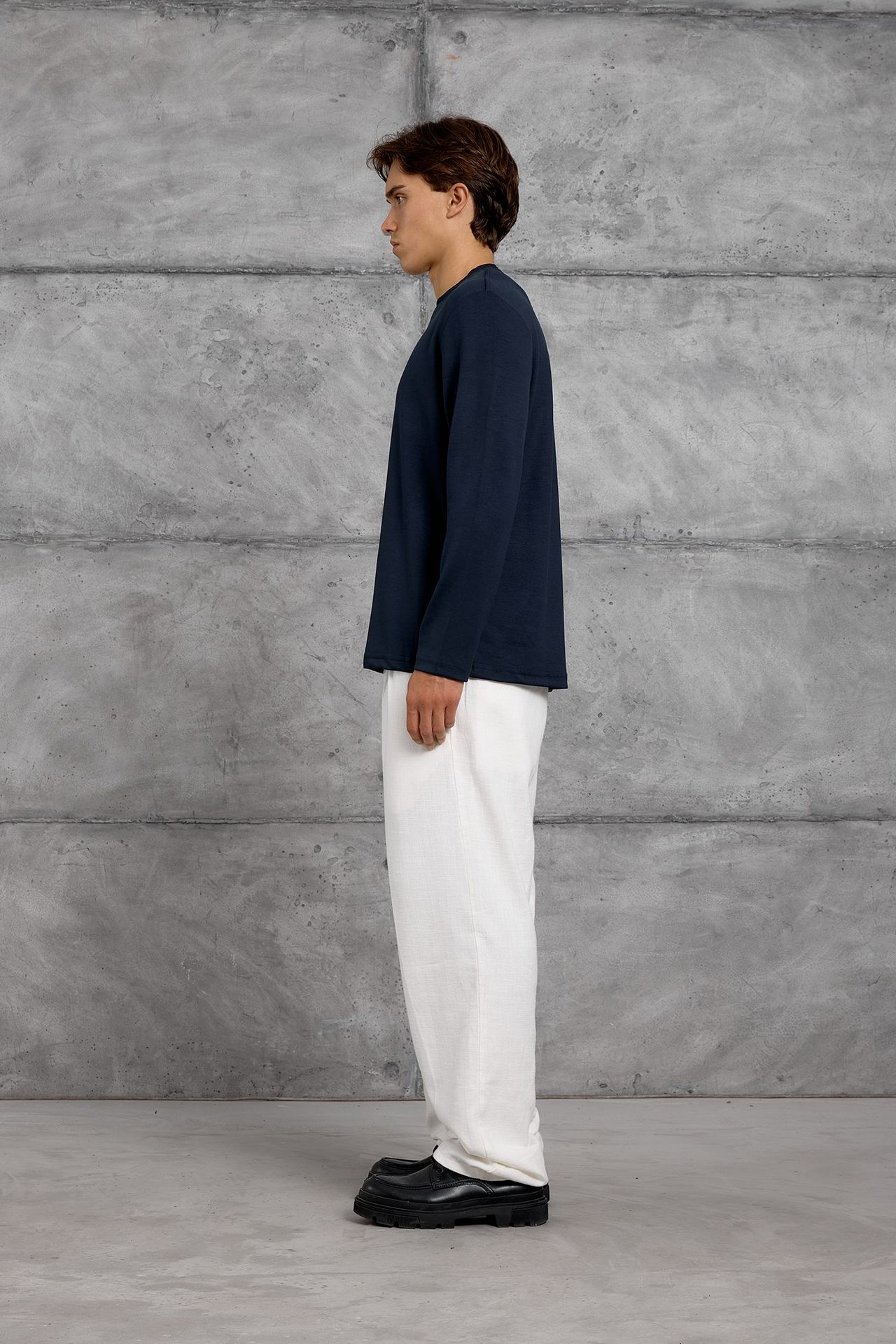 NOMARC Normal Kalıp Bisiklet Yaka Sweatshirt 4