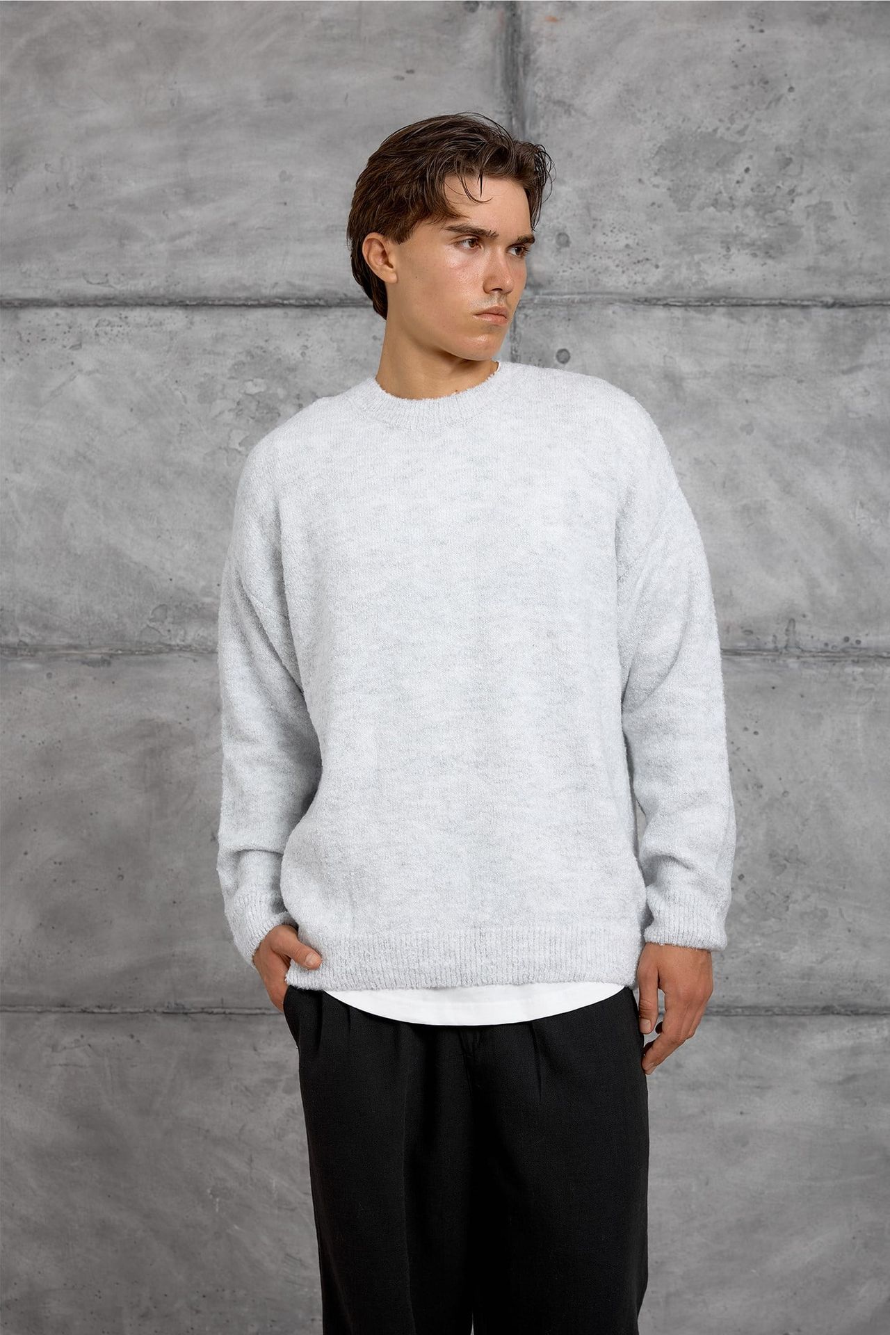 NOMARC Regular Fit Bisiklet Yaka Kazak 5