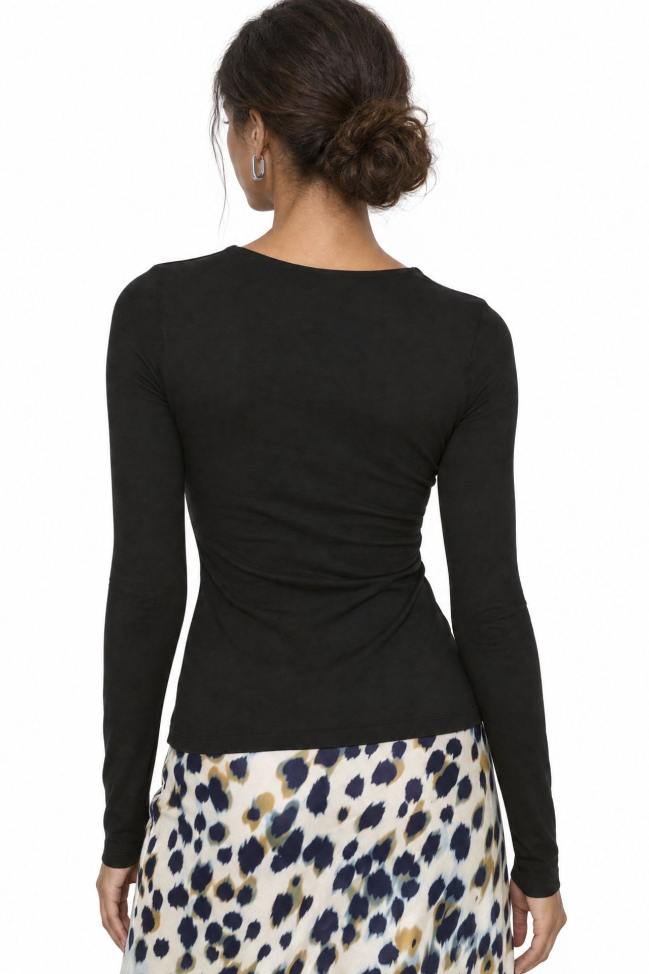 BUSEM Slim Fit Cotton Jersey Blouse 3