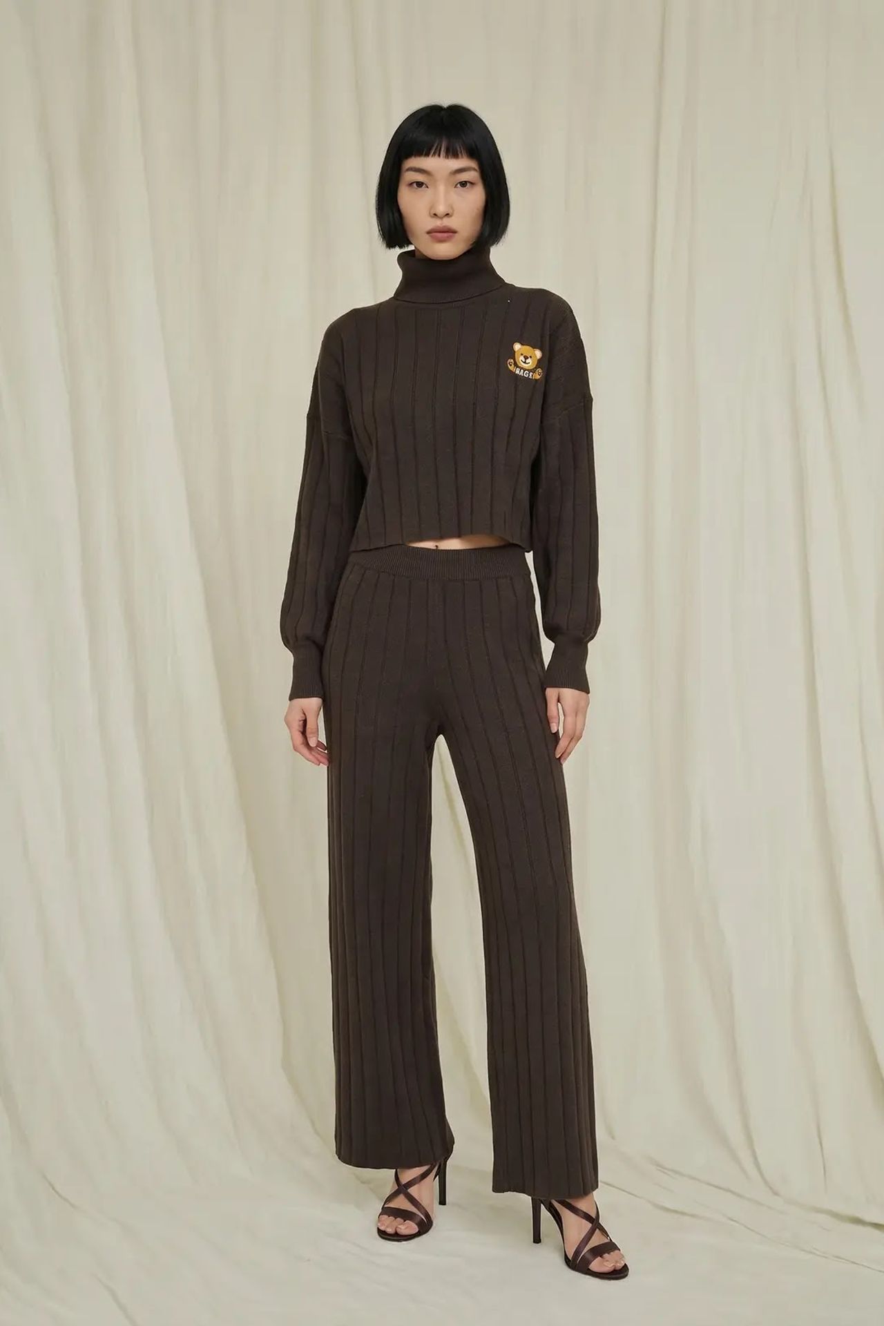 MY FASHION Dokulu Örgü Uyumlu Takım 2