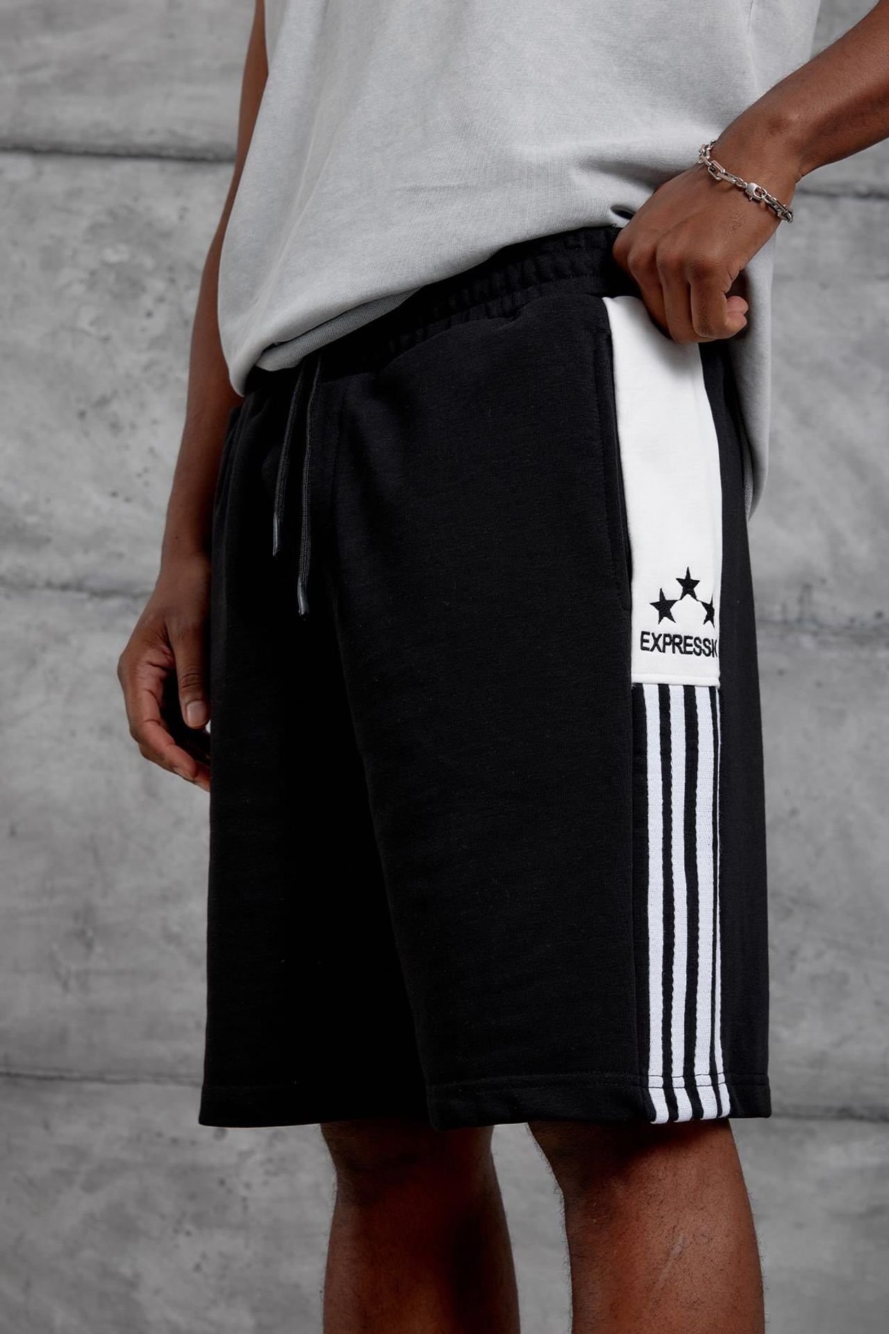 NOMARC Oversize Düz Paça Sweat Şort 2
