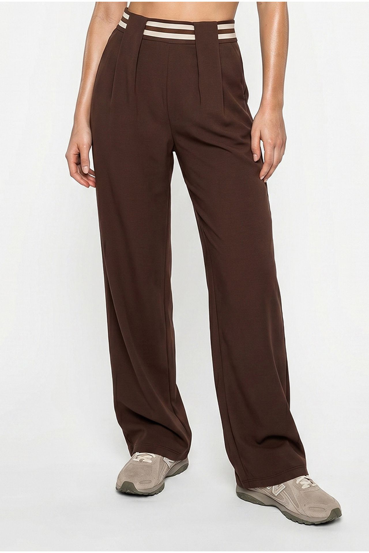 LUCCI 2-Piece Crew Neck T-Shirt And Wide Leg Trousers Set 5