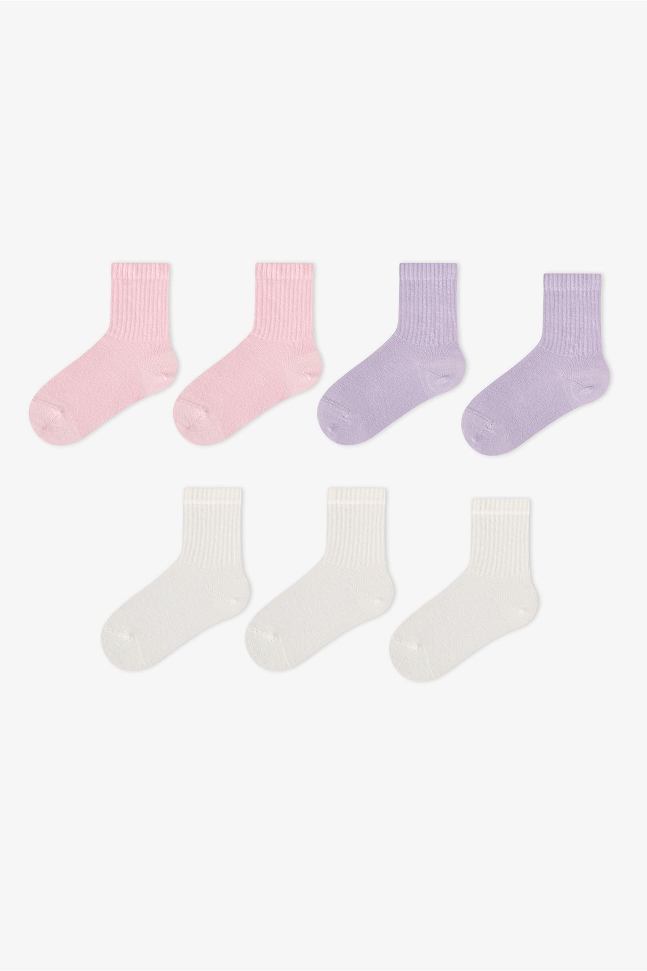PENTI Girls' Softies 2-Pack Crew Socks 1