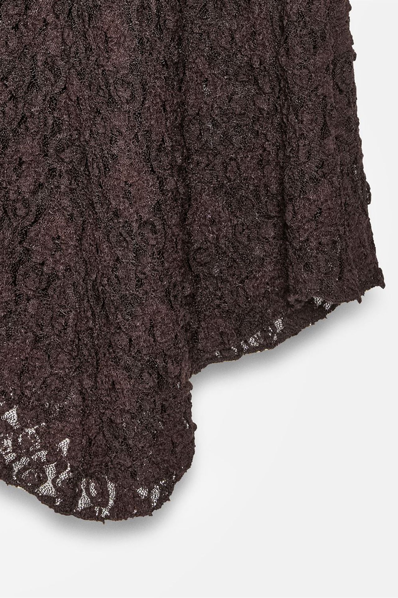 DILVIN High-Waist Lace A-Line Midi Skirt 7