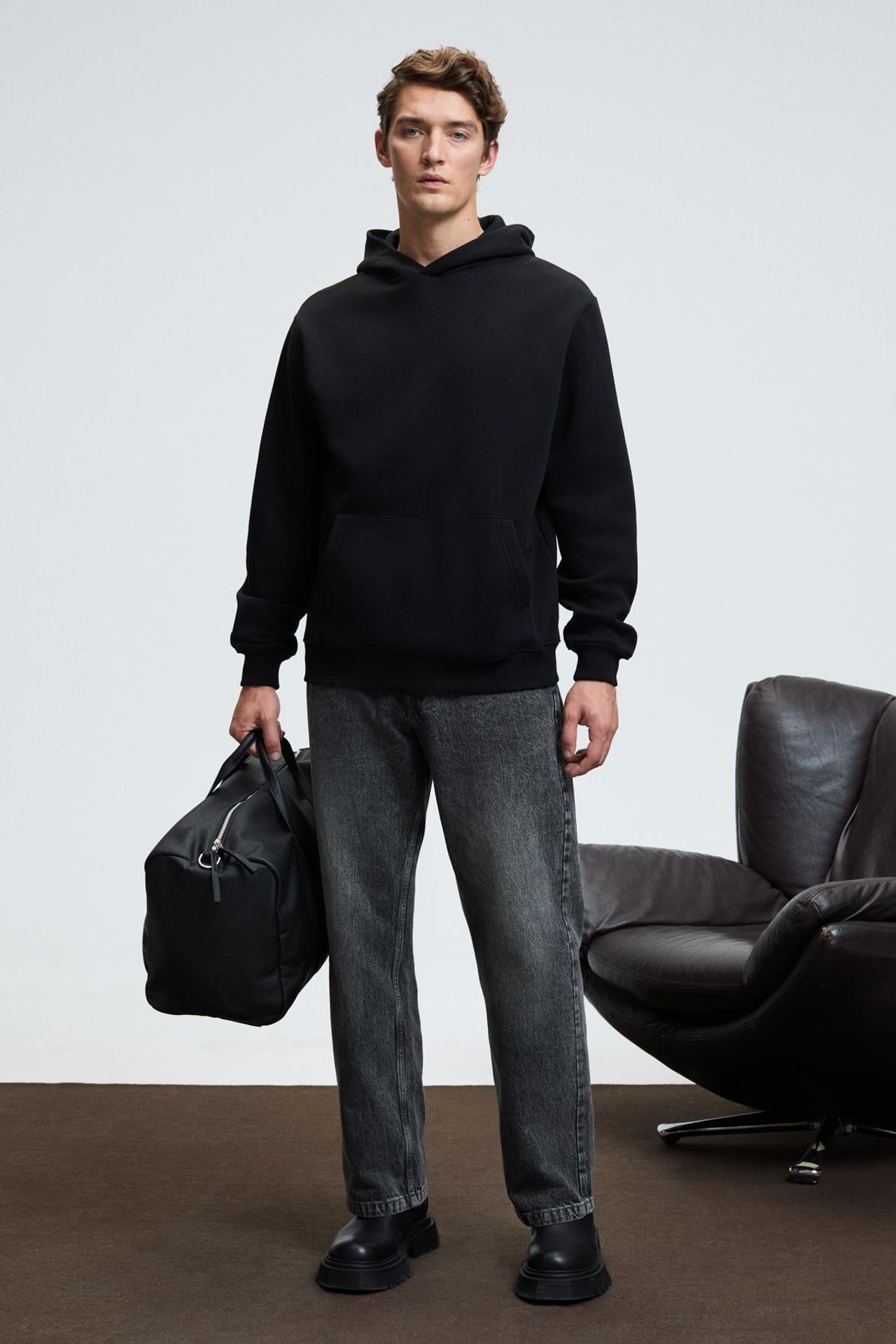 GRIMELANGE Geniş Kesimli Kapüşonlu Cepli Sweatshirt 2