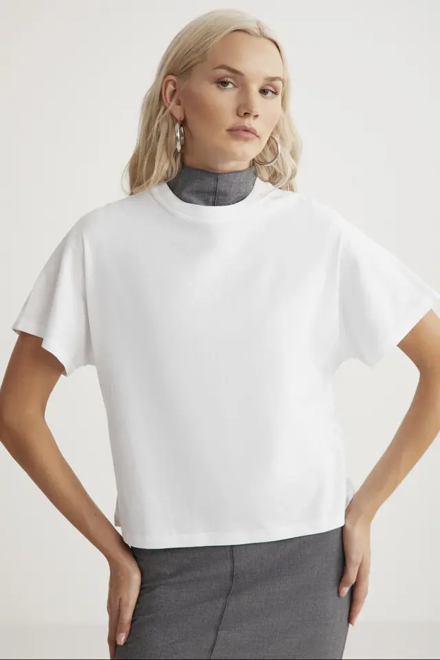 GRIMELANGE Crew Neck Short Sleeve T-Shirt
