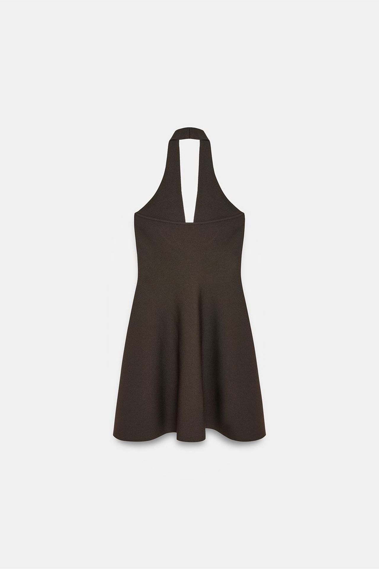 DILVIN Sleeveless Halter A-Line Mini Dress 6