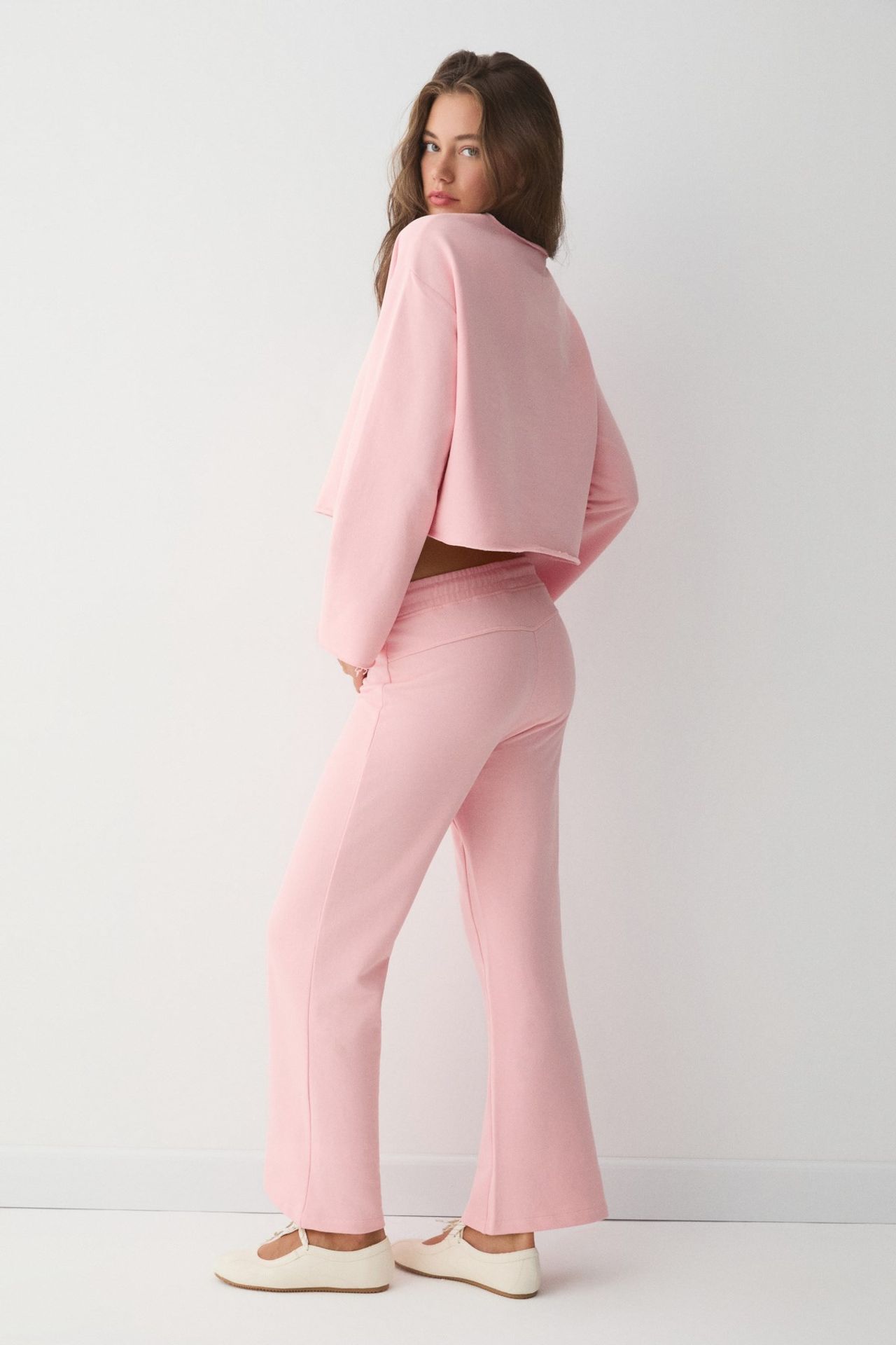 ETHIQUET Wide Crew Neck Wide Leg 2-Piece Set 6
