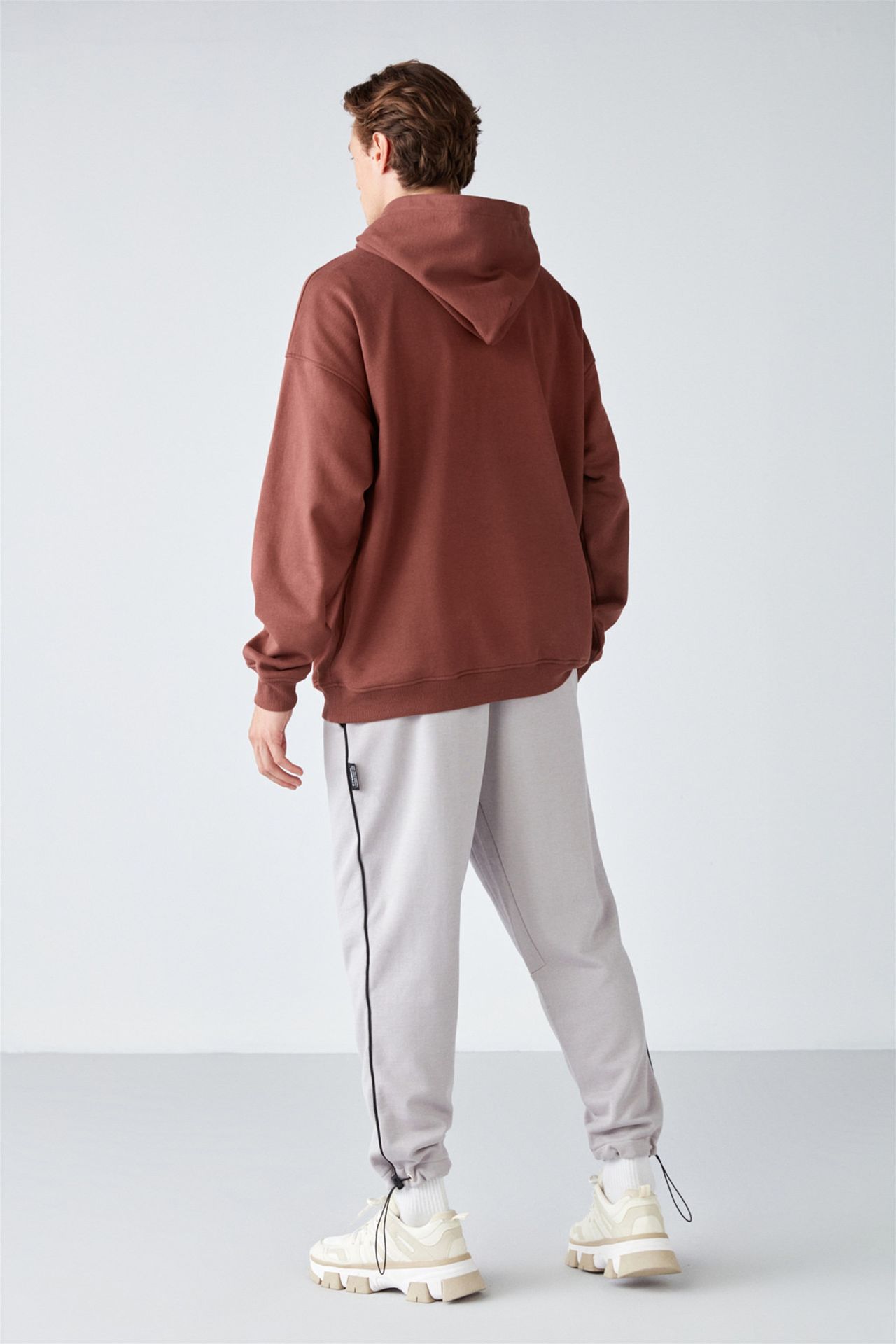 GRIMELANGE Kapüşonlu Baskılı Sweatshirt 5