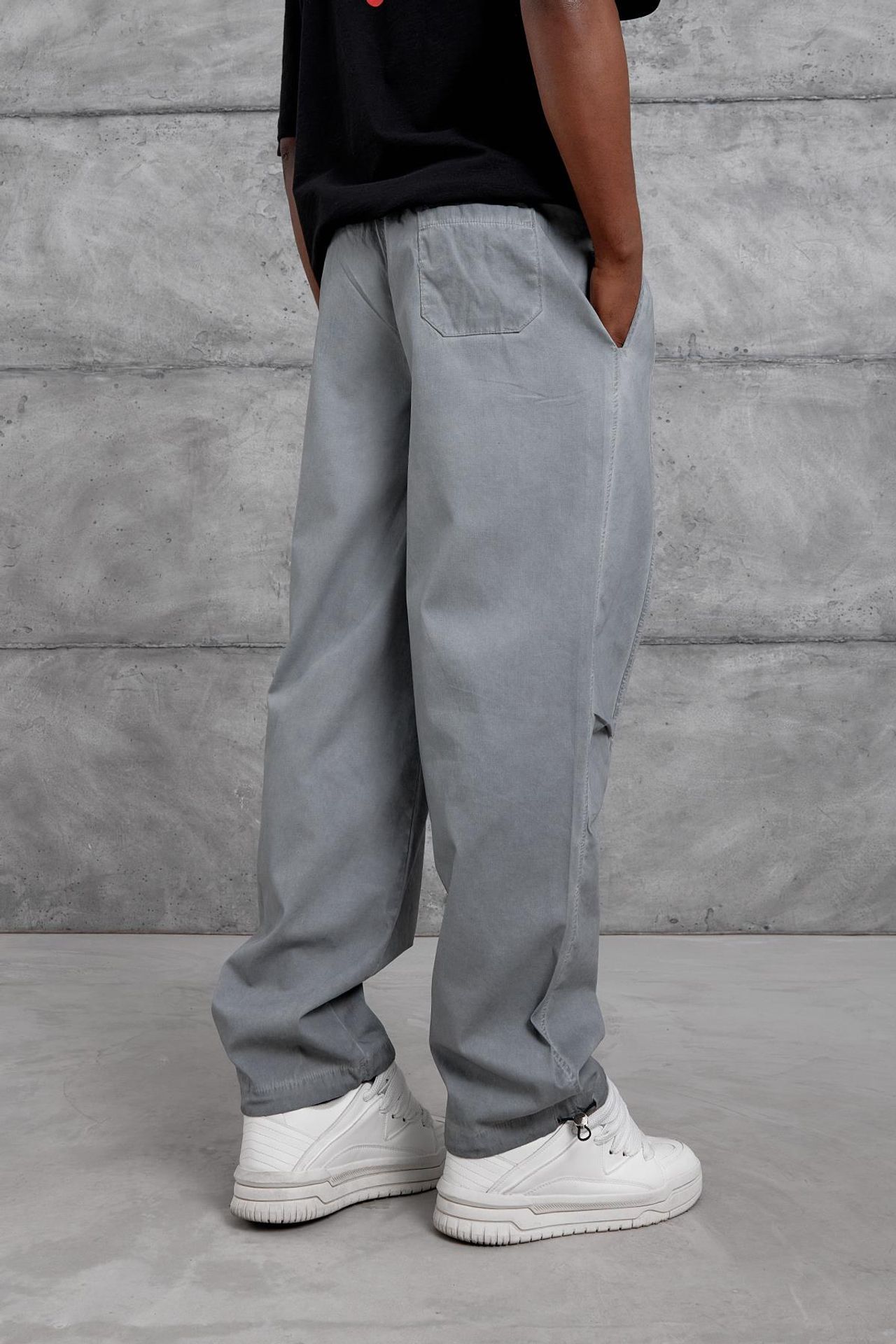 NOMARC Geniş Paça Büzgülü Pantolon 4