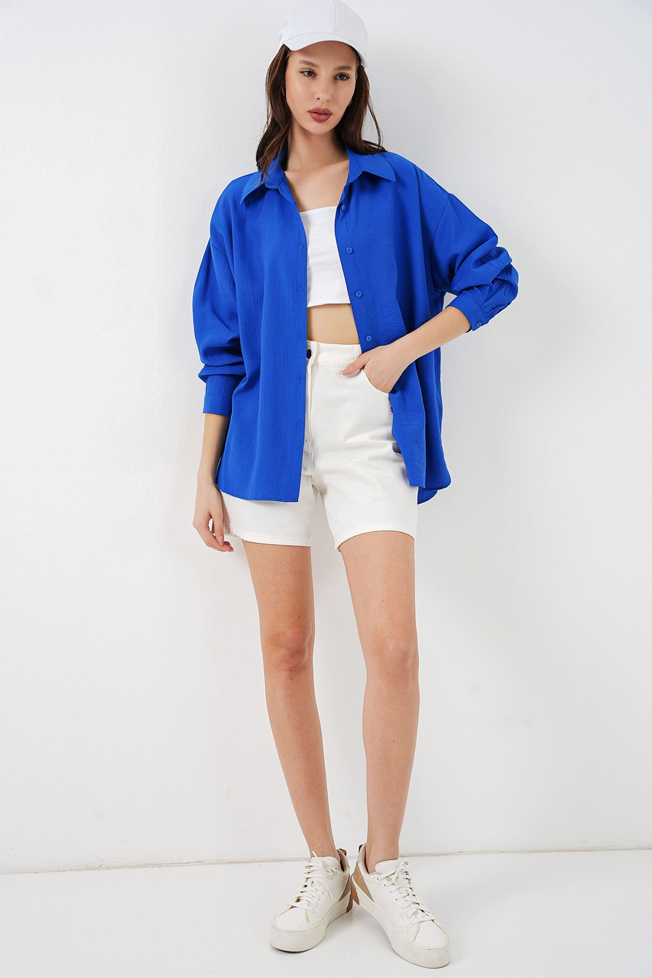 BDART Oversized Long-Sleeve Button-Up Shirt 2