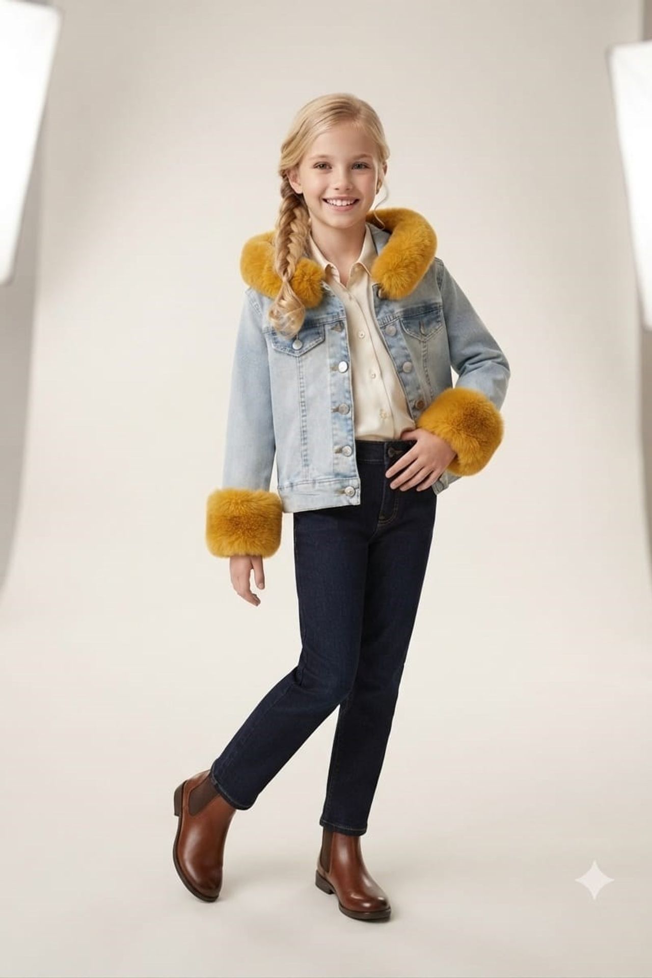 HİLAL AKINCI KİDS Youth Cotton-Blend Jacket 3
