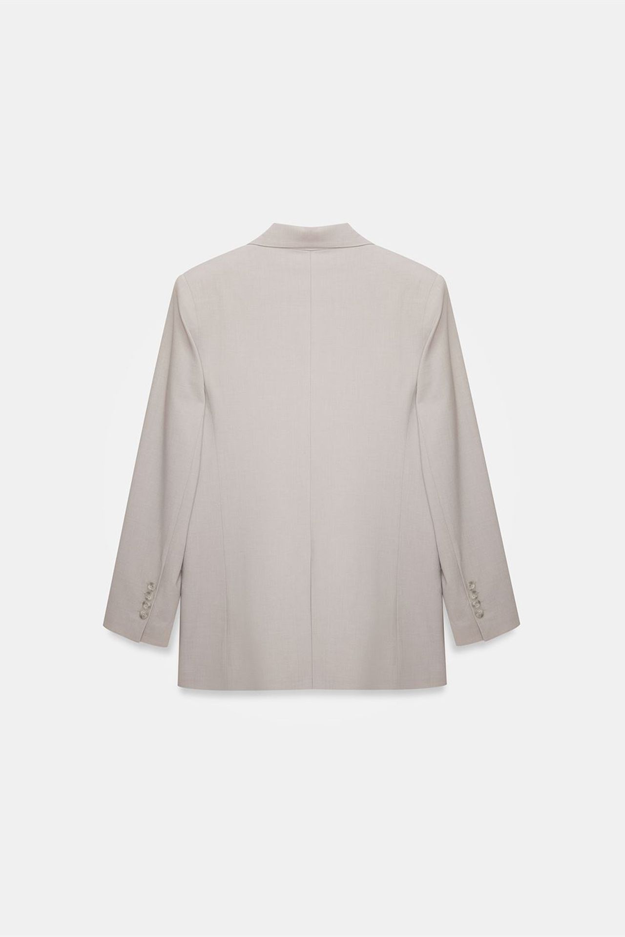 DILVIN Long Crepe Blazer Jacket 6