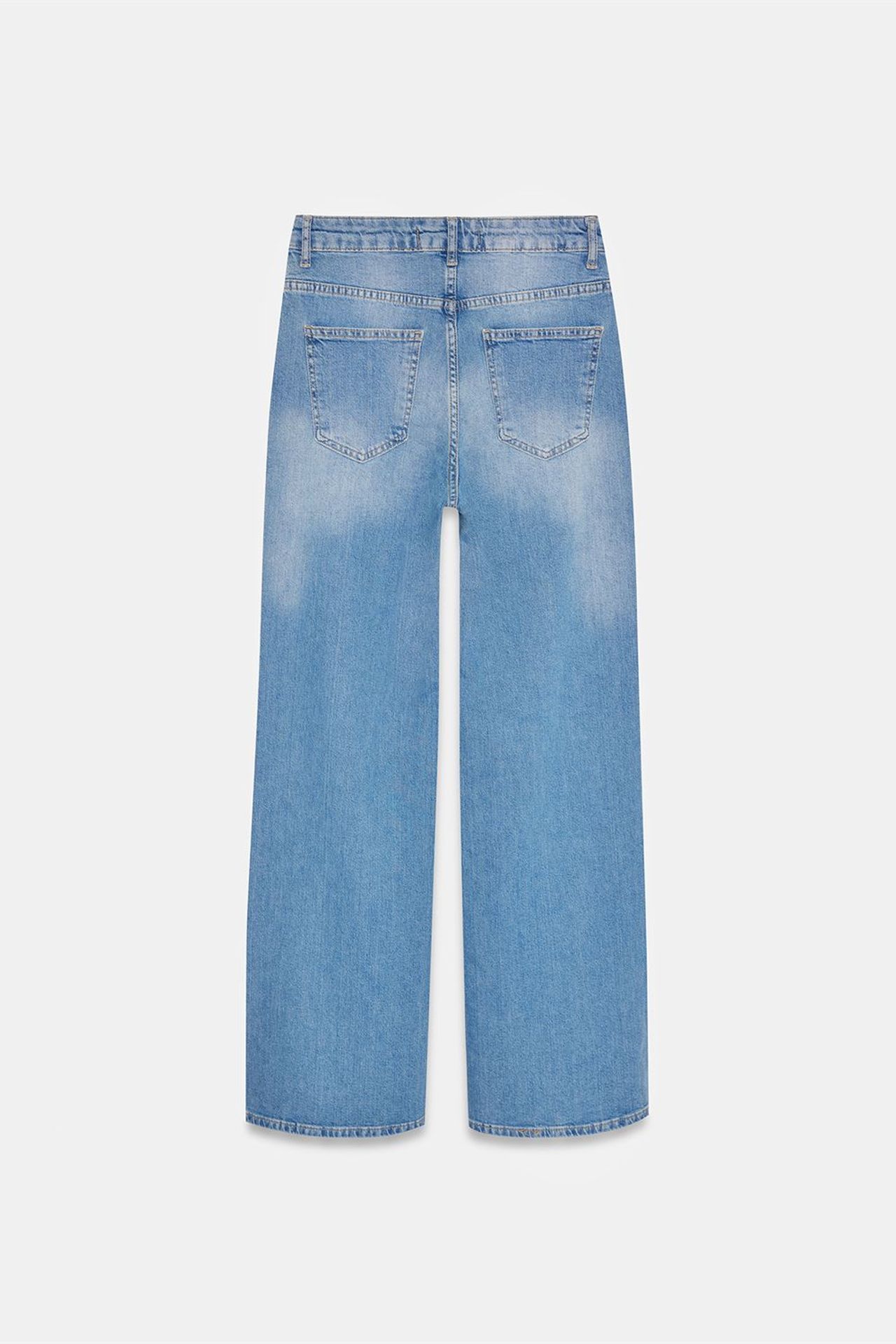 DILVIN Yüksek Bel Geniş Paça Jean 6
