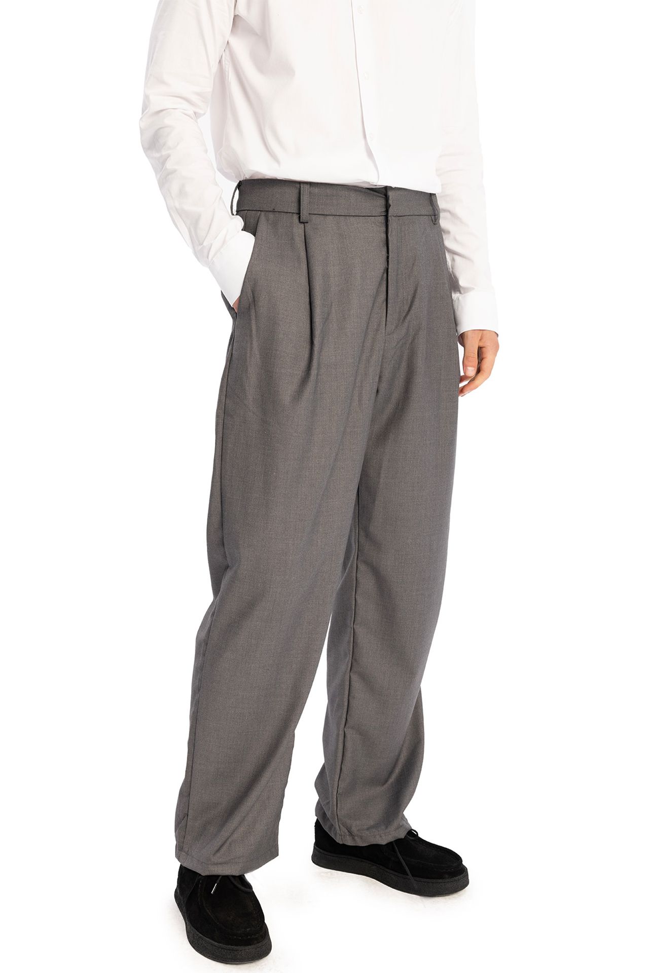 GIESTO Pleated Regular Fit Pants 2