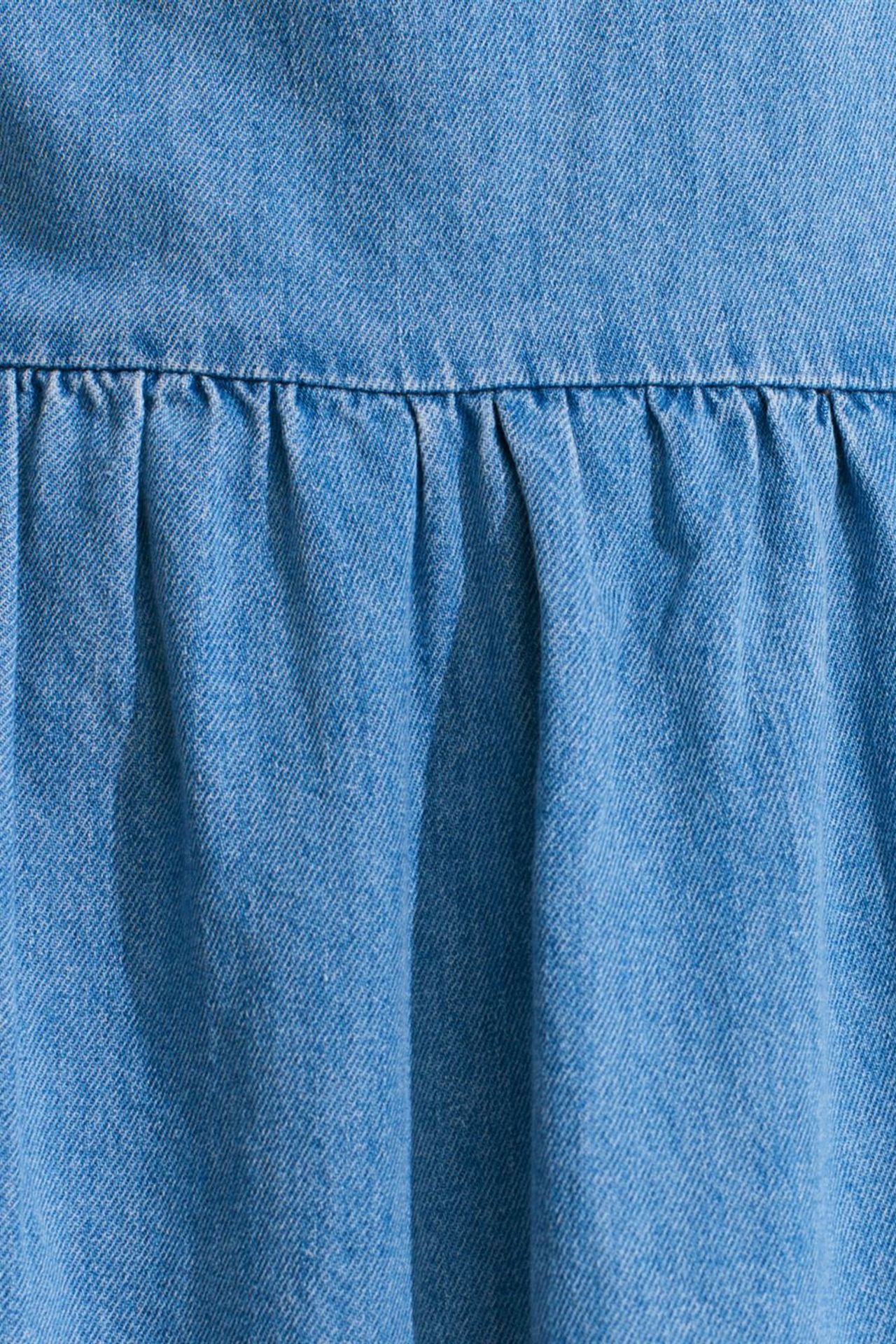 DILVIN Women's Cotton Denim Midi Dress 4