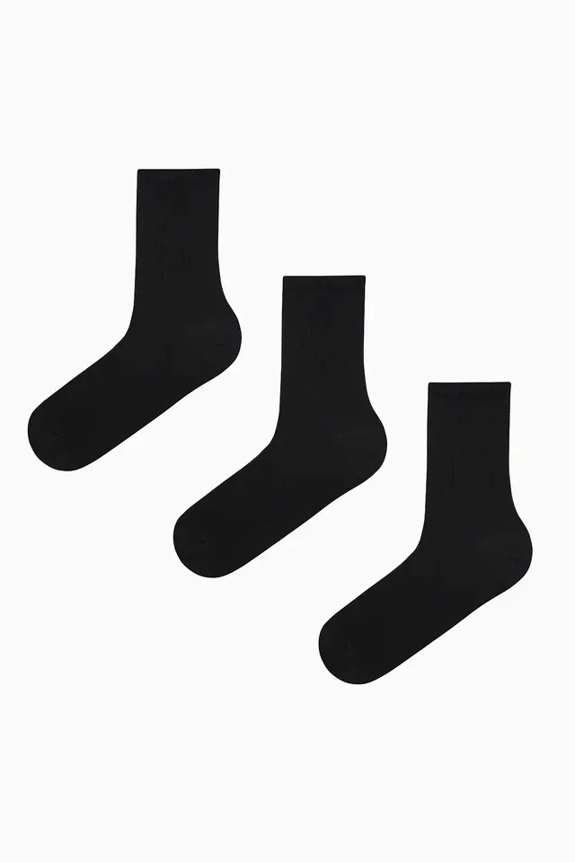 PENTI Men's Tennis 3-Pack Ankle Socks