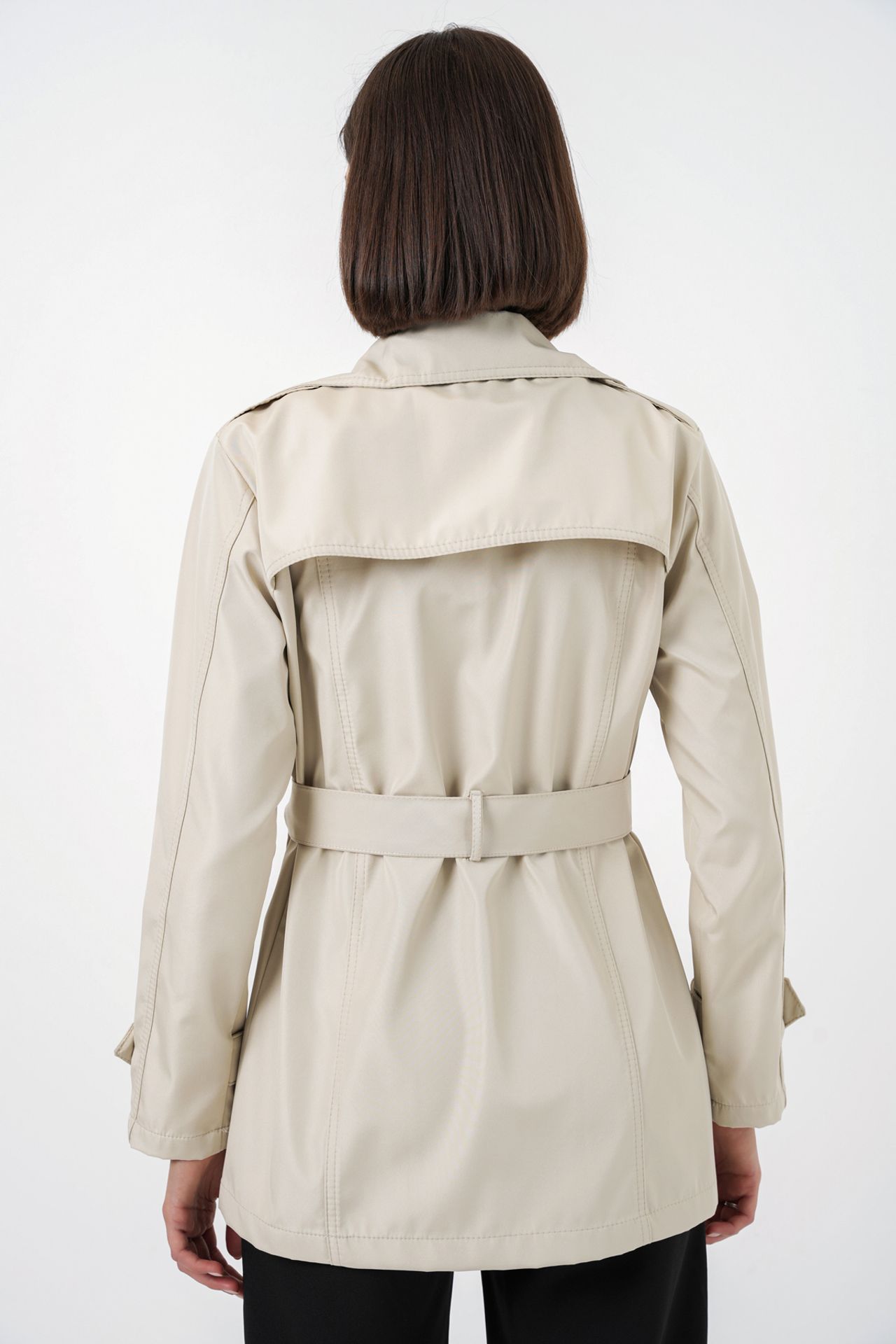 BDART Short Belted Trench Coat 5