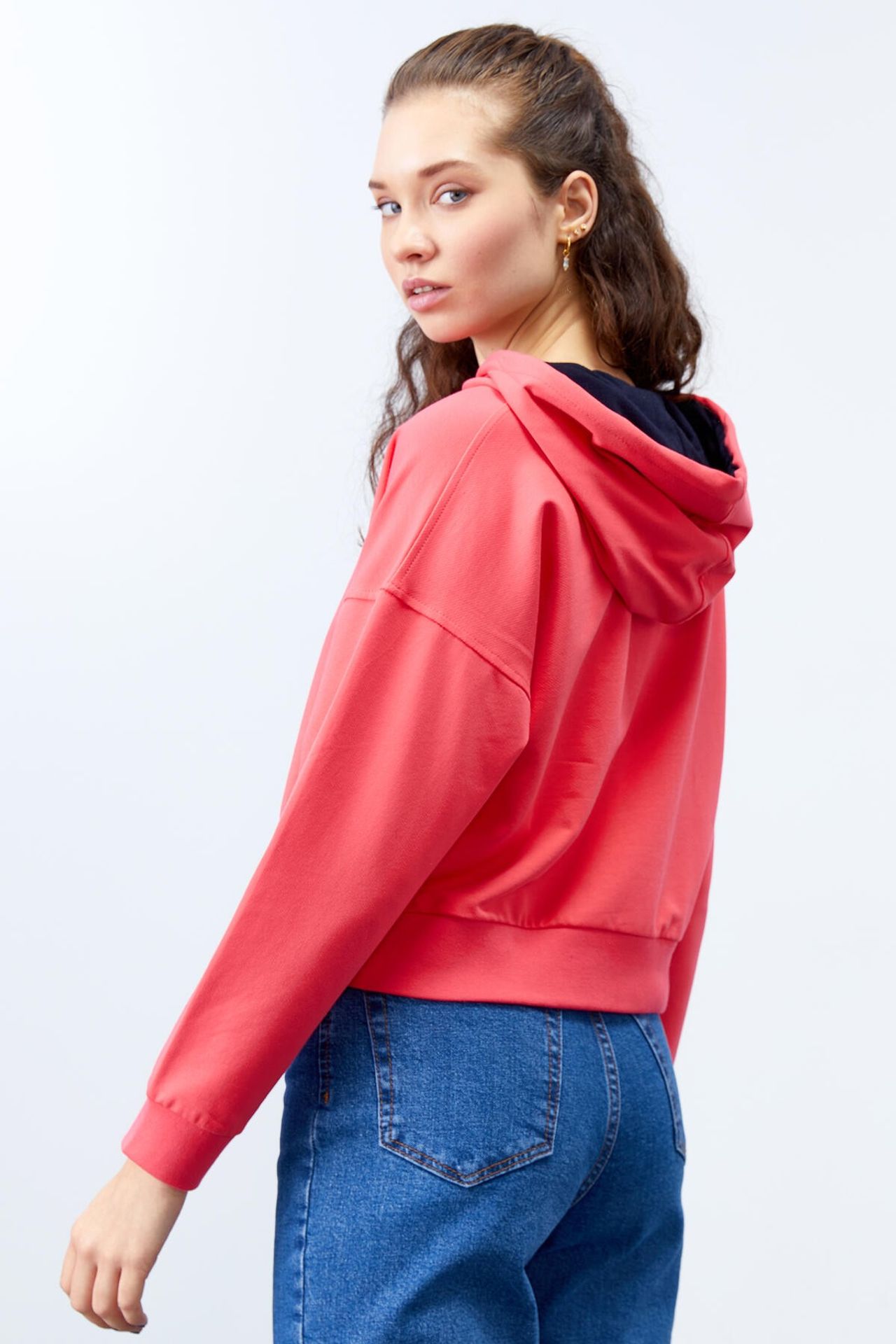 TOMMY Relaxed Hooded Sweatshirt With Tie Detail 6