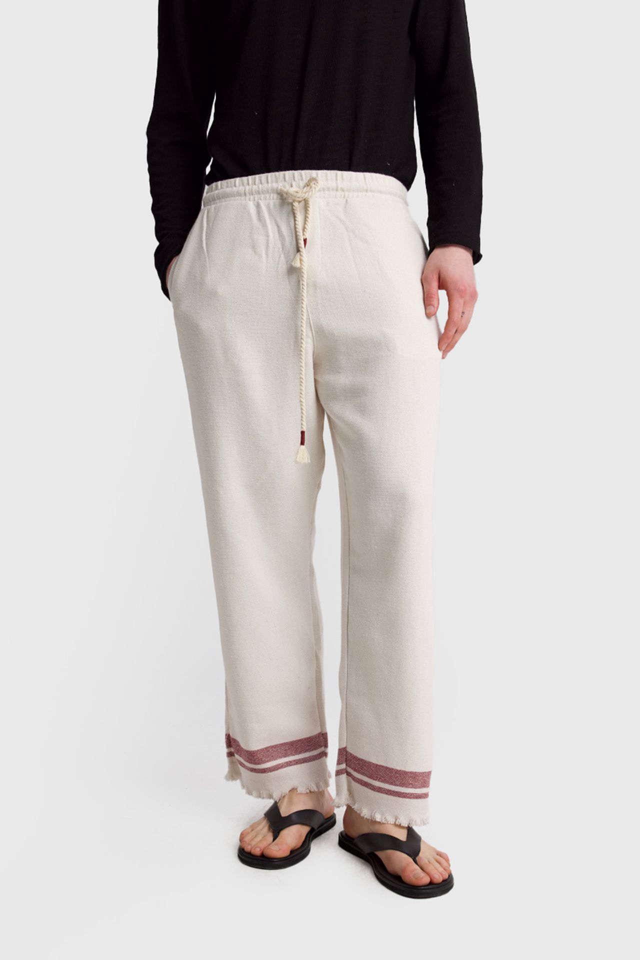GIESTO Men's Cotton Knit Pants 4