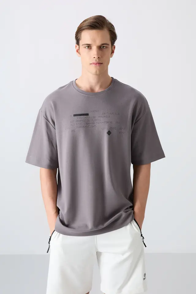 TOMMY Oversized Printed Crew Neck T-Shirt