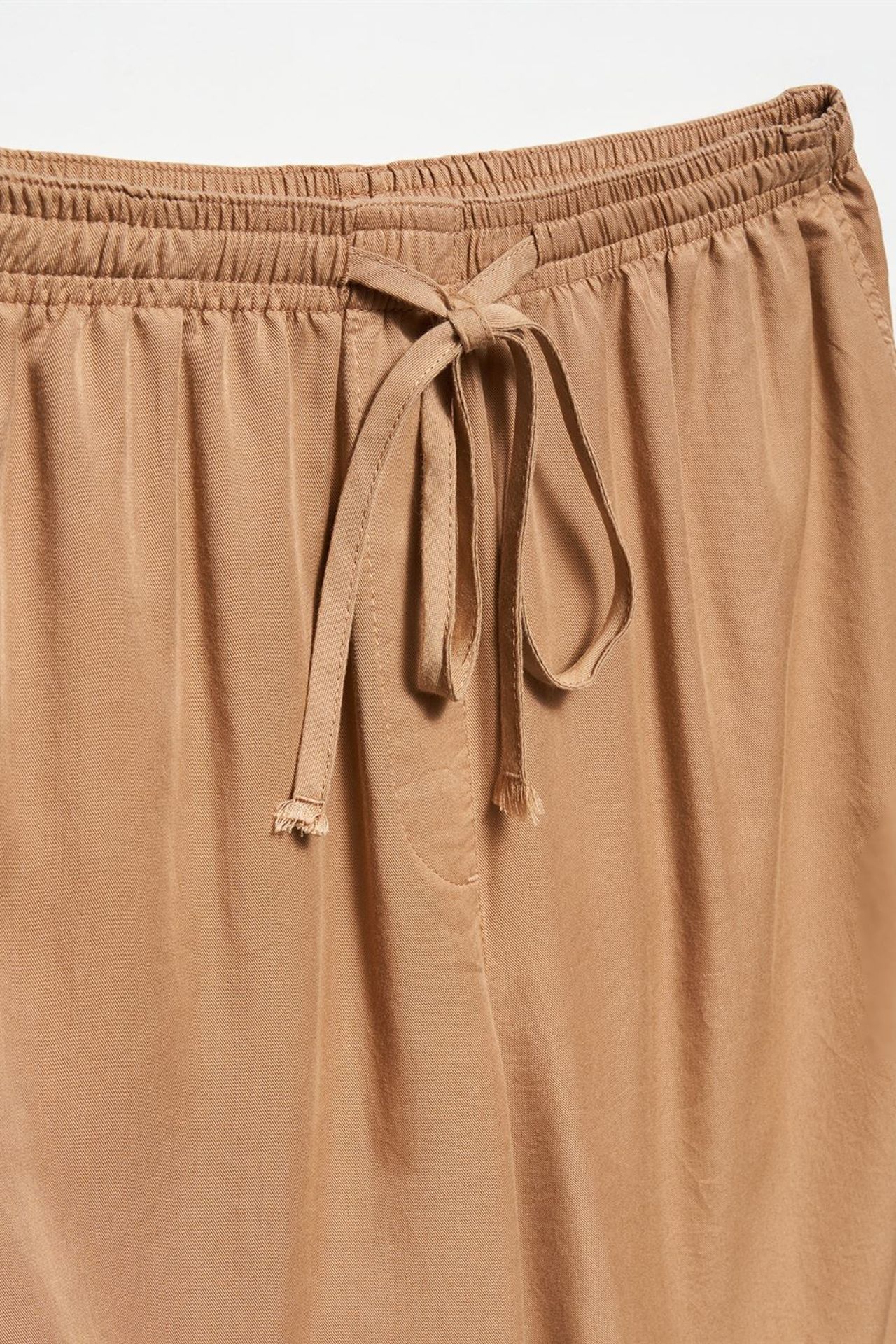 DILVIN Kadın Tencel Geniş Paça Pantolon 3