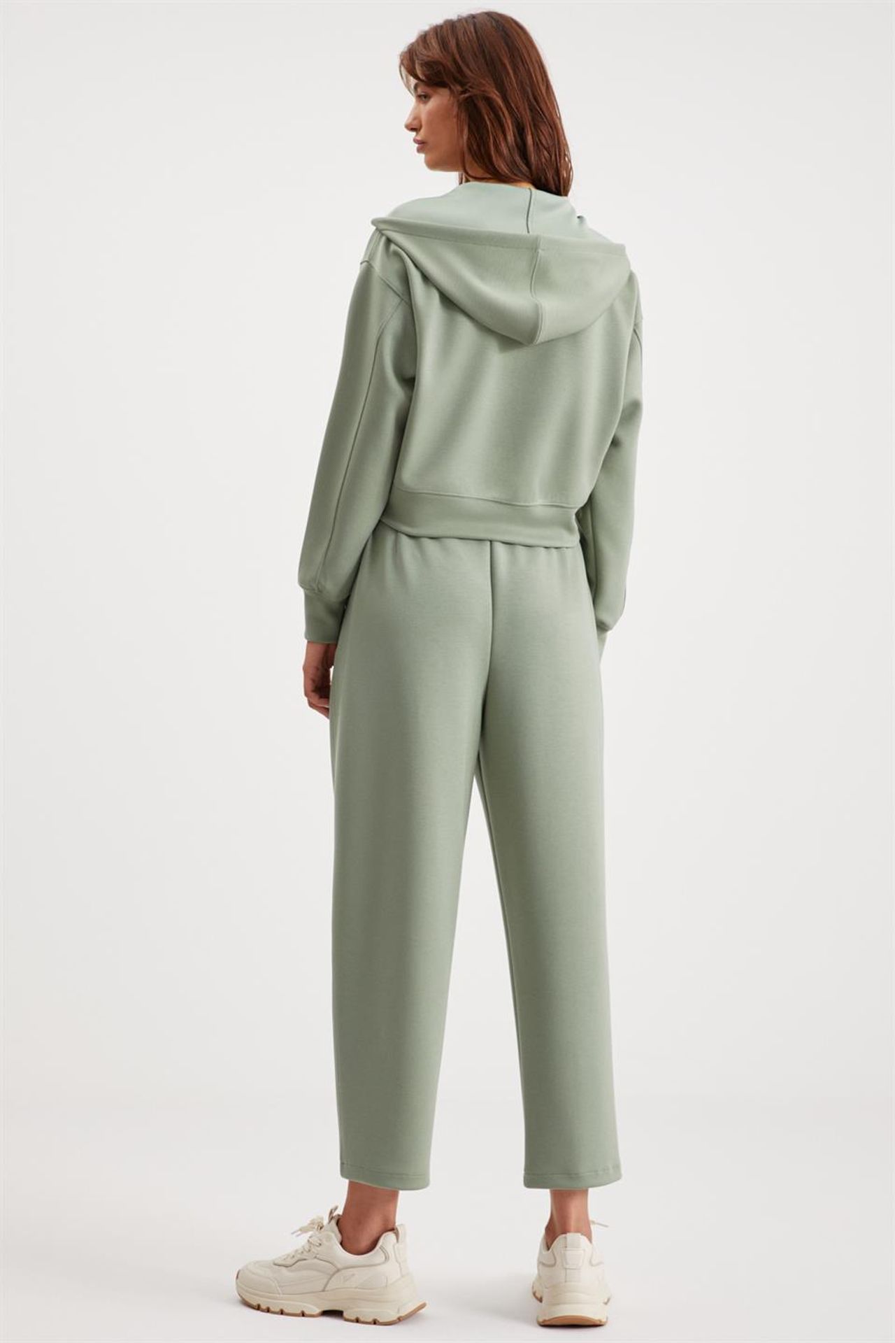 GRIMELANGE Hooded Crop Zip Sweatshirt 6