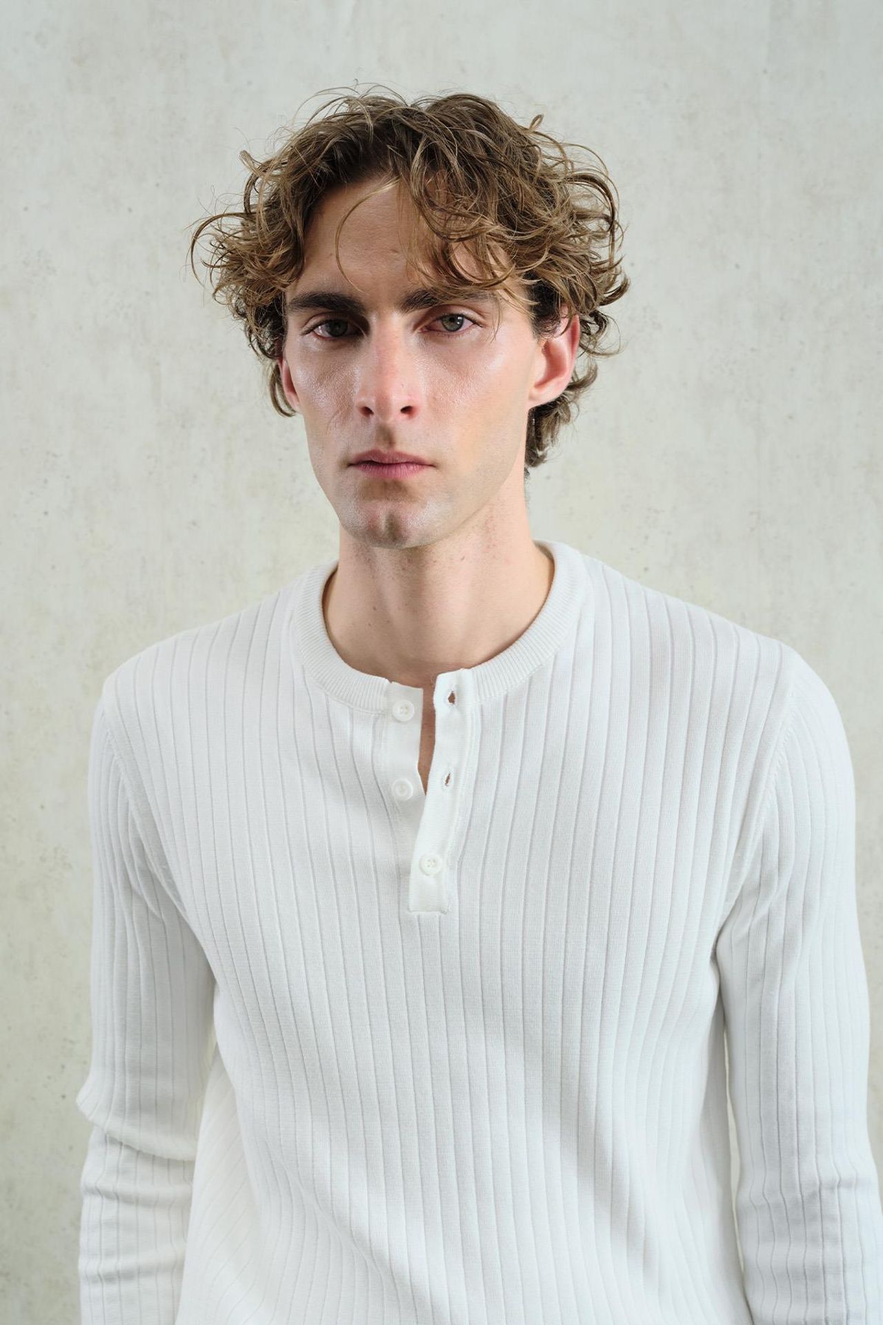 GIESTO Slim Fit Long Sleeve Button Collar T-Shirt 4
