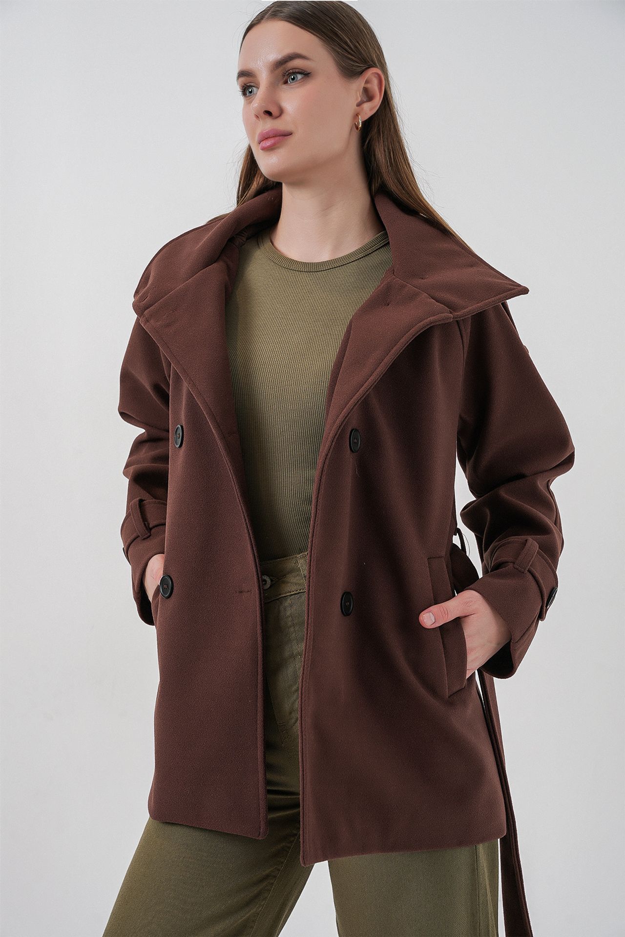 BDART Textured Gabardine Buttoned Coat 4
