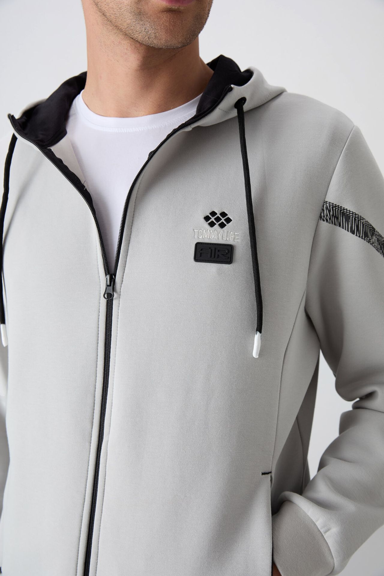 TOMMY Men's Hooded Sweatshirt And Pants Set 5