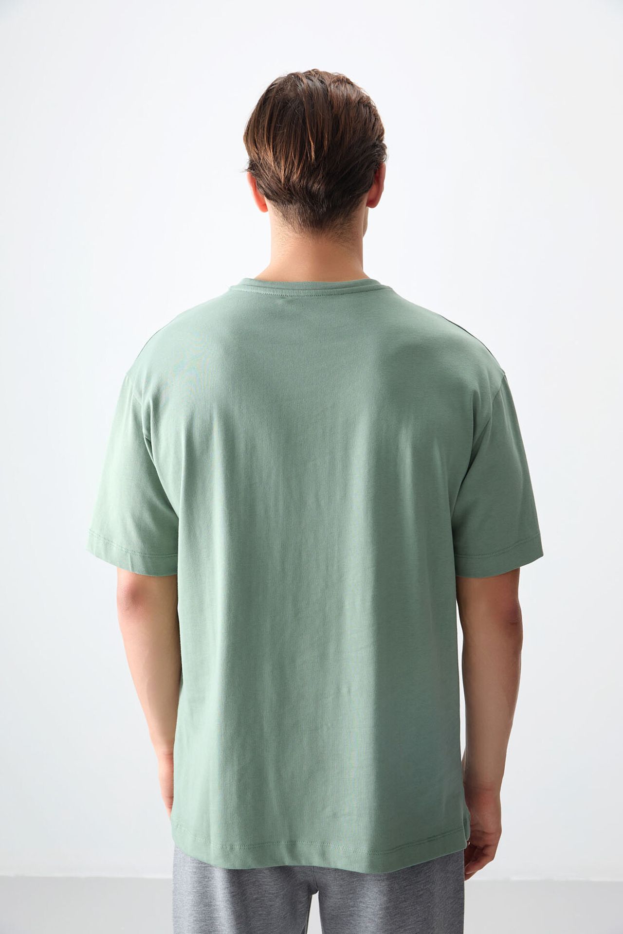 TOMMY Oversized Cotton Text Print Crew Neck T-Shirt 6