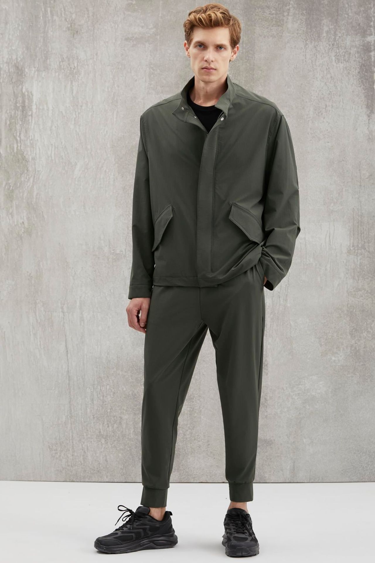 GRIMELANGE Orta Belli Bilek Boy Jogger Pantolon 1