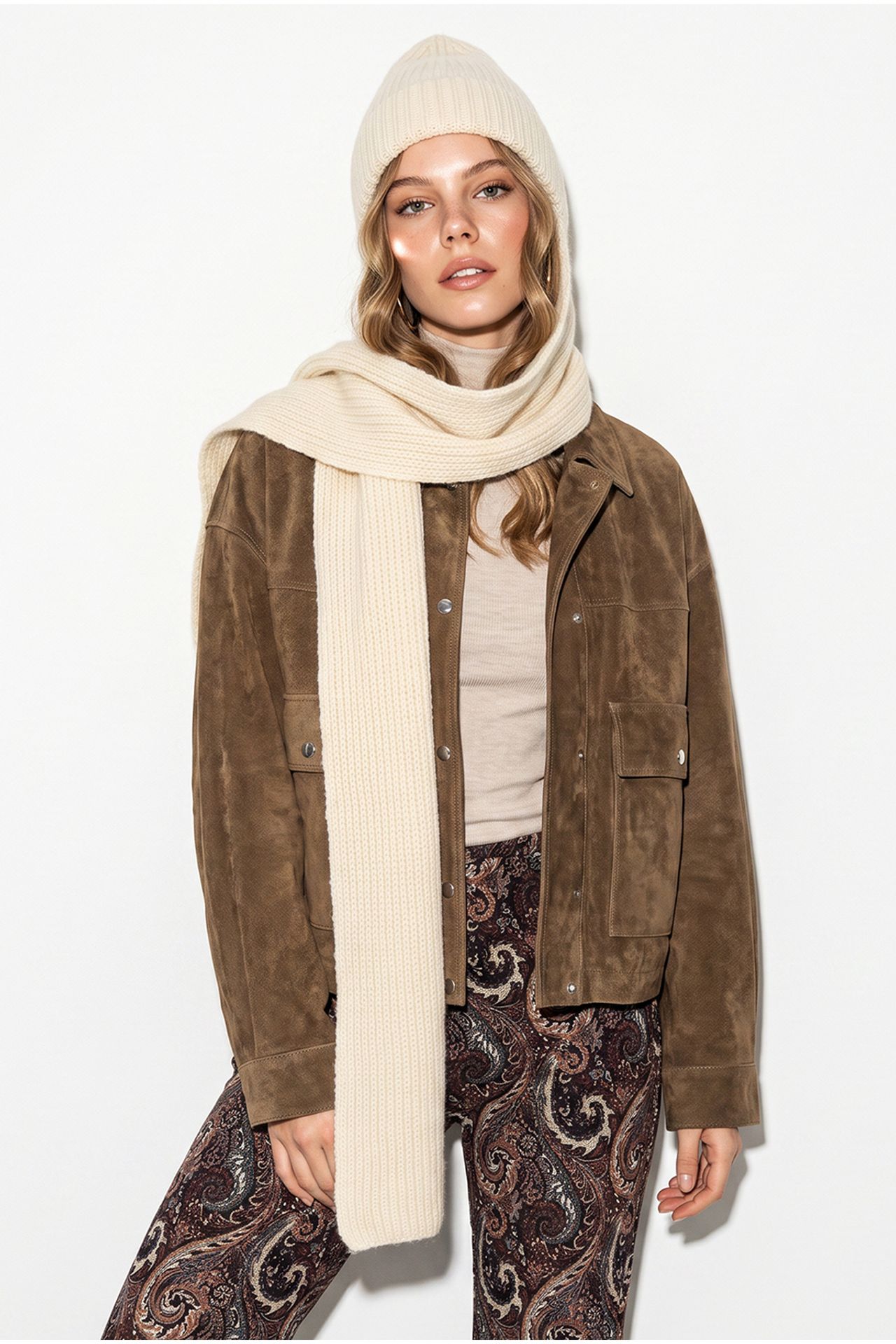LUCCI Women's Hat Scarf Glove Set 1