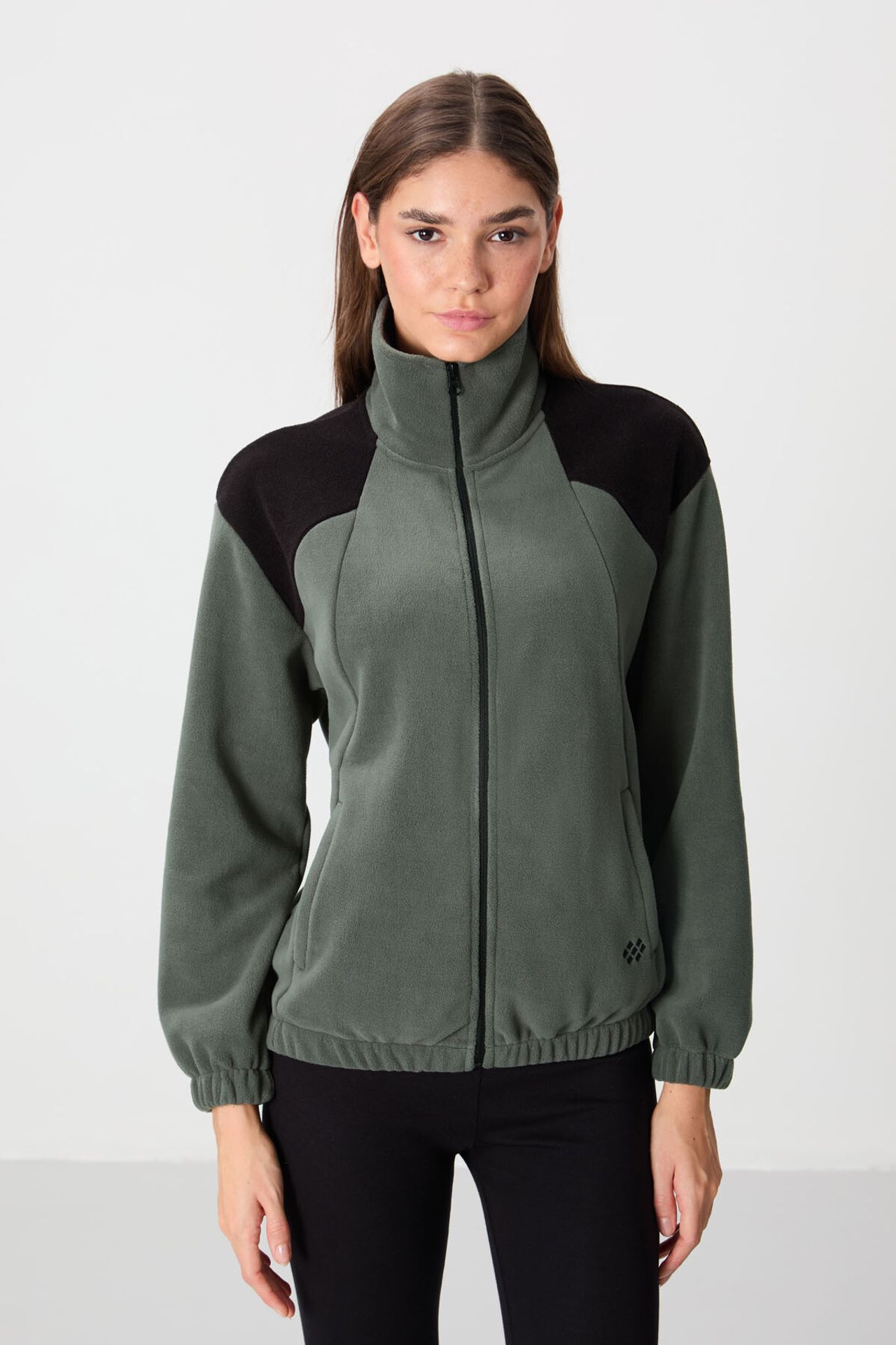 TOMMY Color Block Oversized Zip-Collar Sweatshirt 5