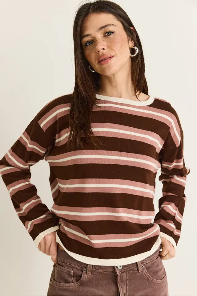 LUCCI Women's Knit Blouse