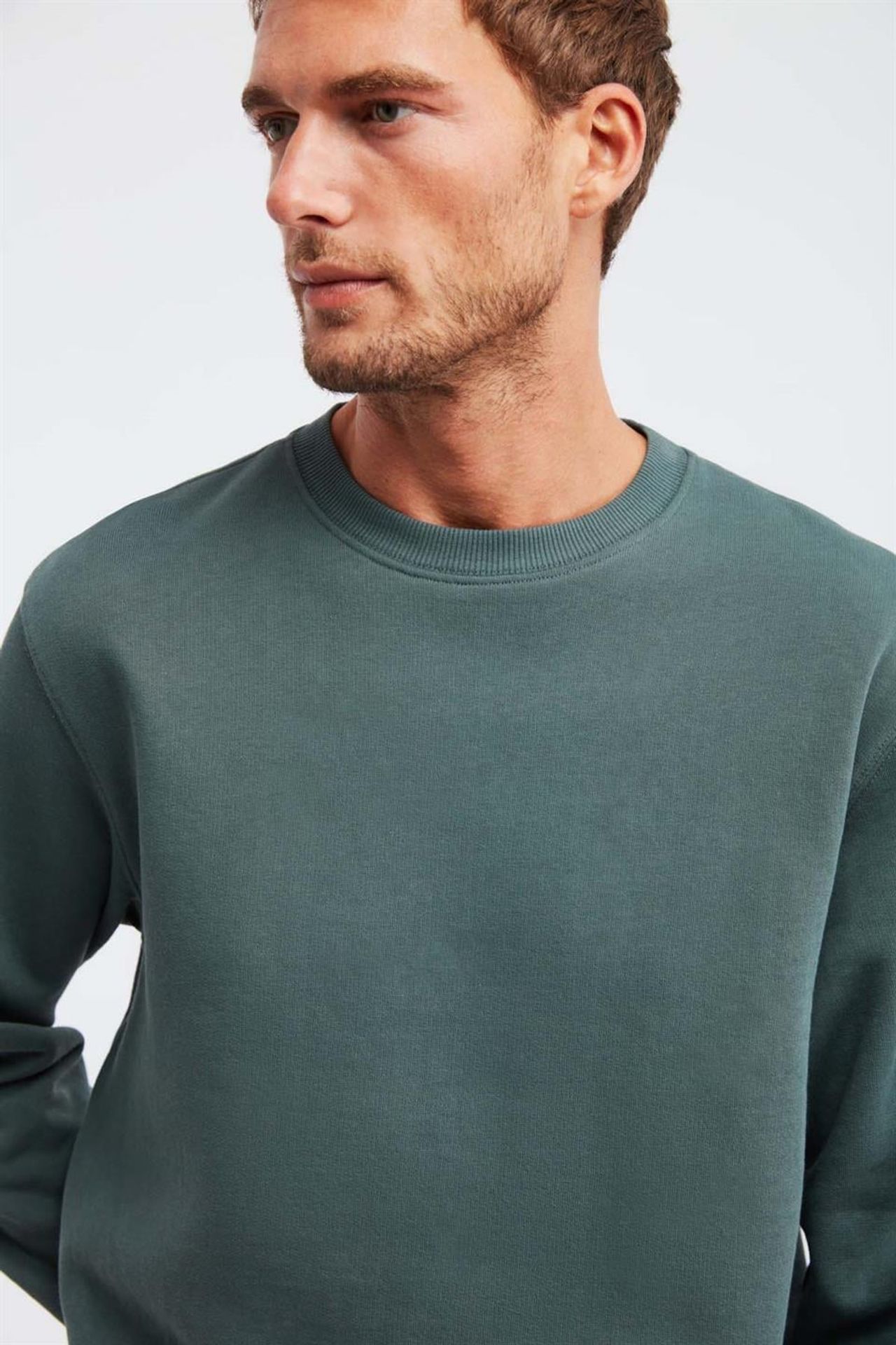 GRIMELANGE Fitilli Bisiklet Yaka Sweatshirt 2