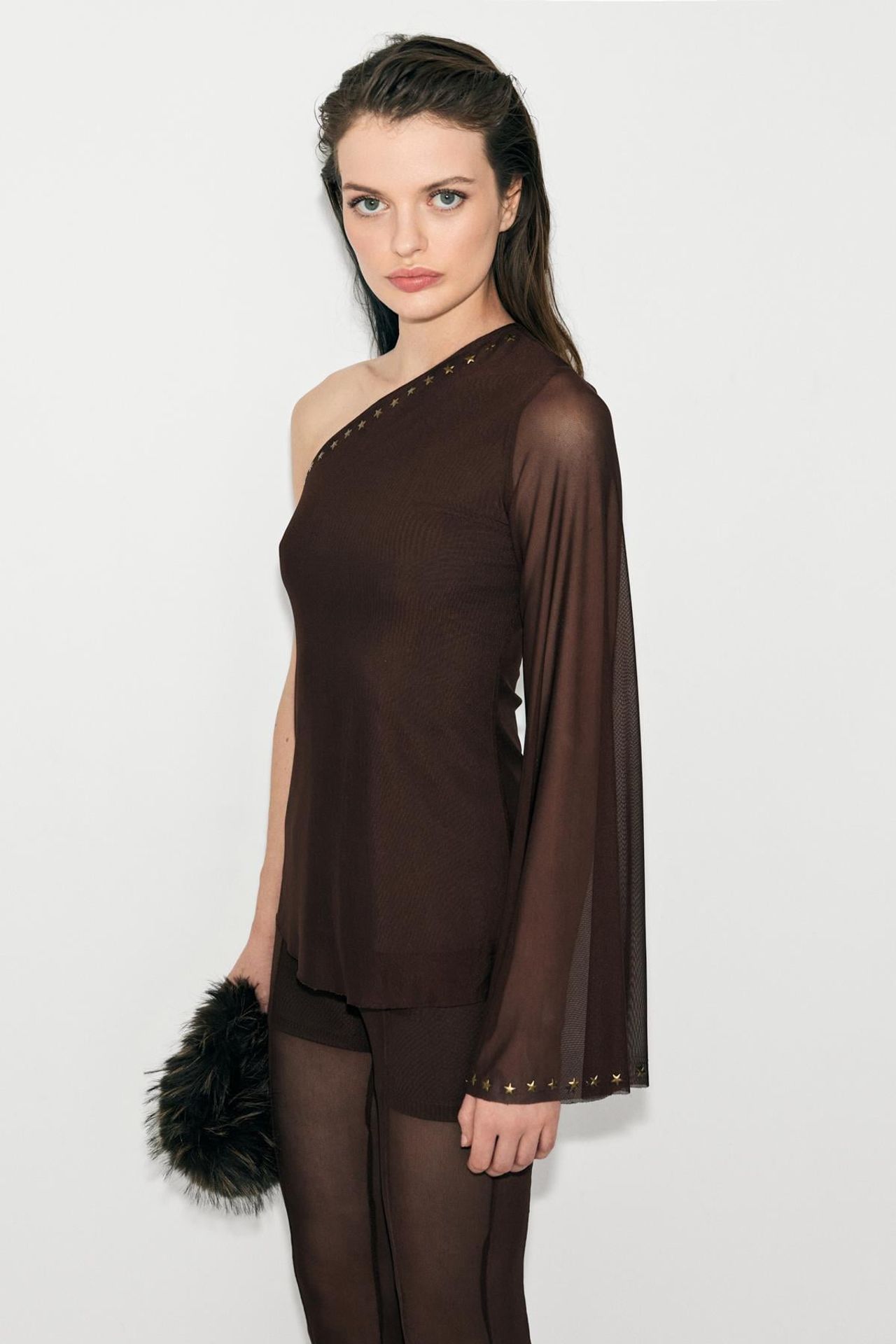 GRIMELANGE Regular Fit Simple Pullover Blouse 5